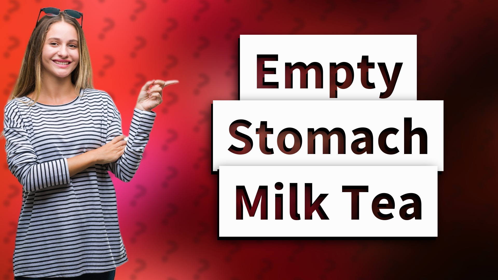 Empty Stomach Milk Tea