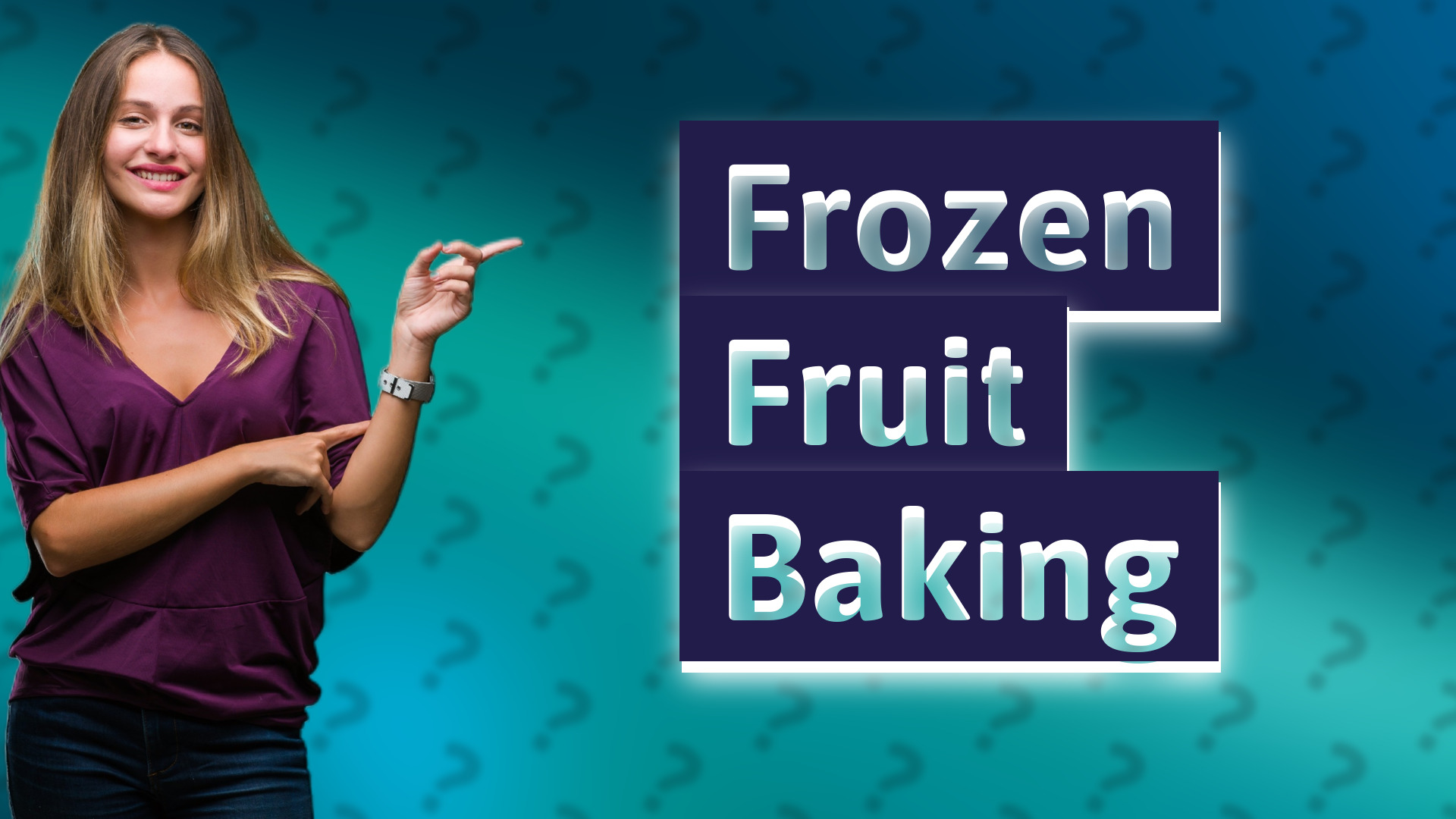 Frozen Fruit Baking