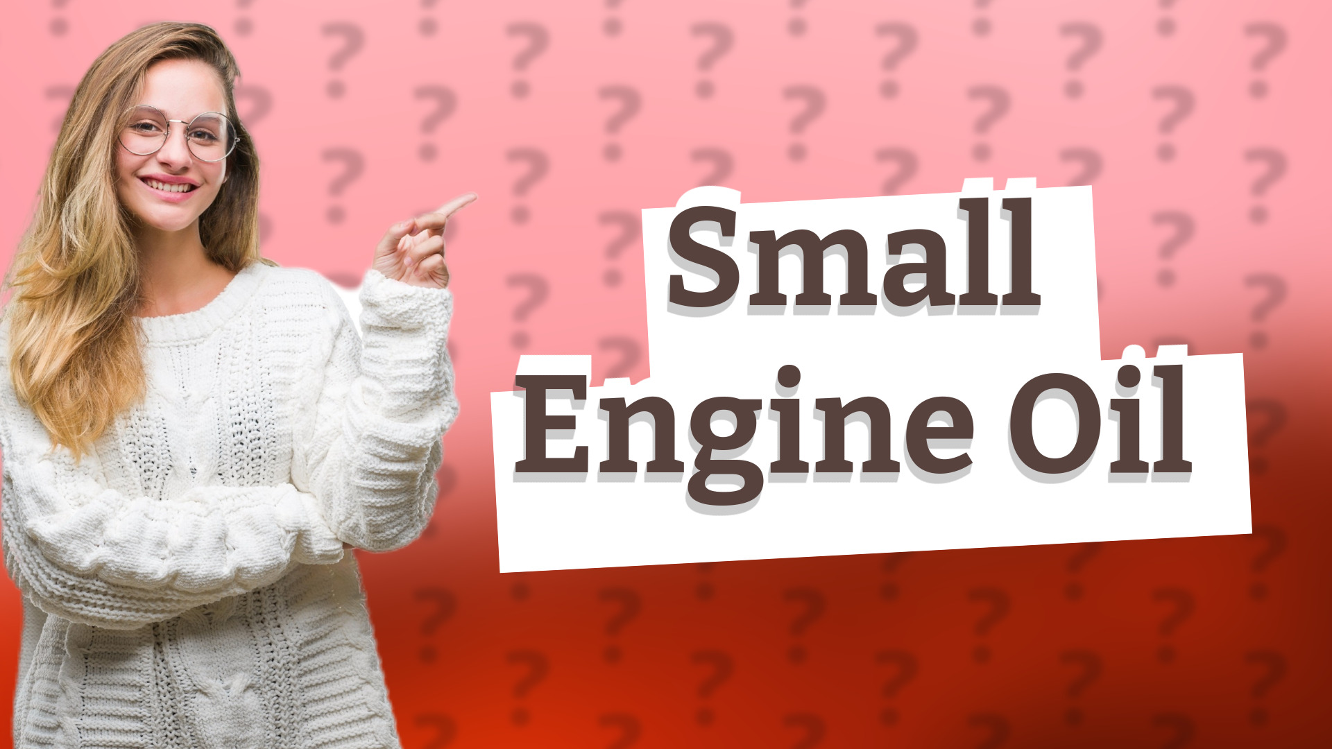 Small Engine Oil