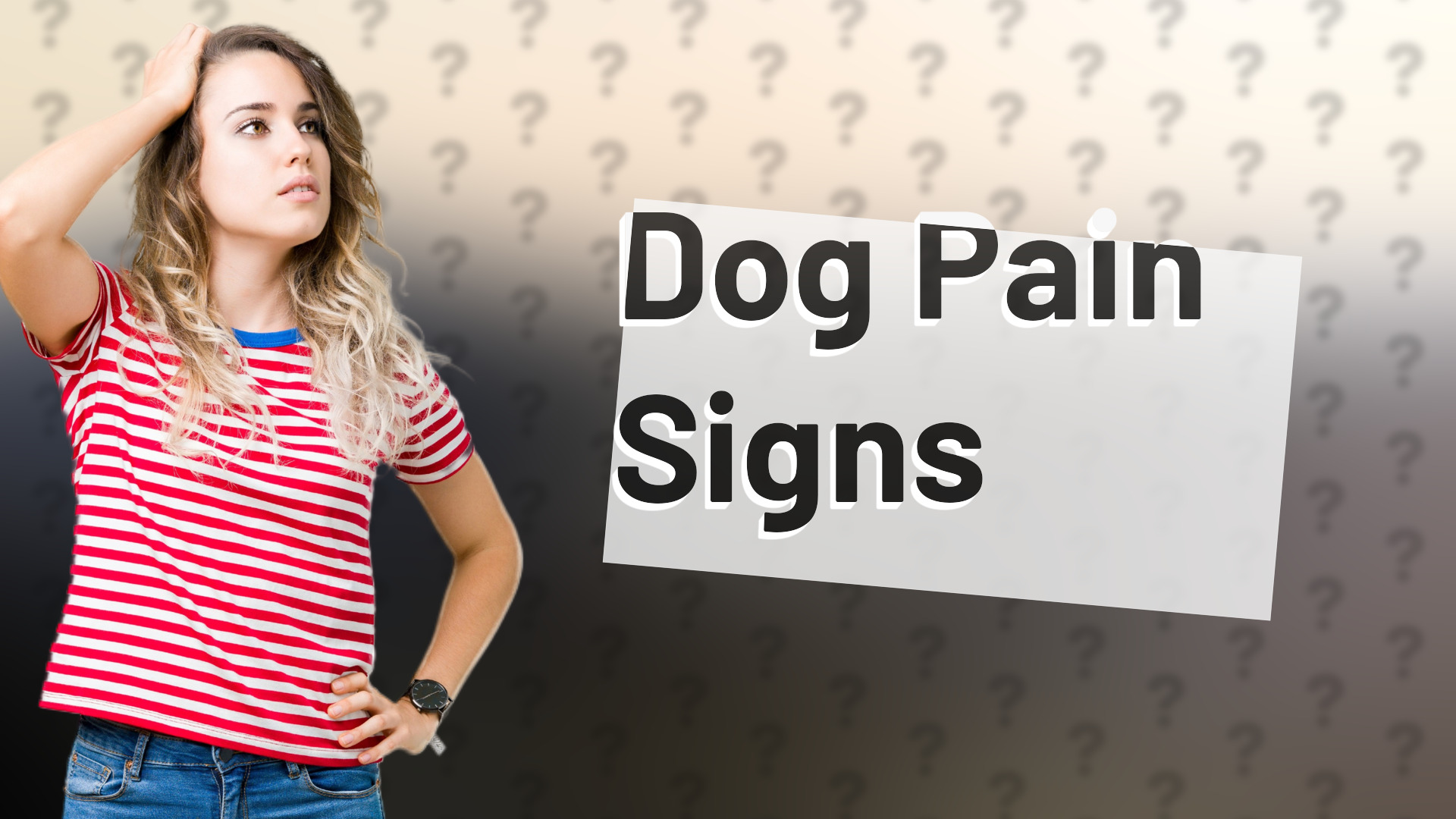Dog Pain Signs