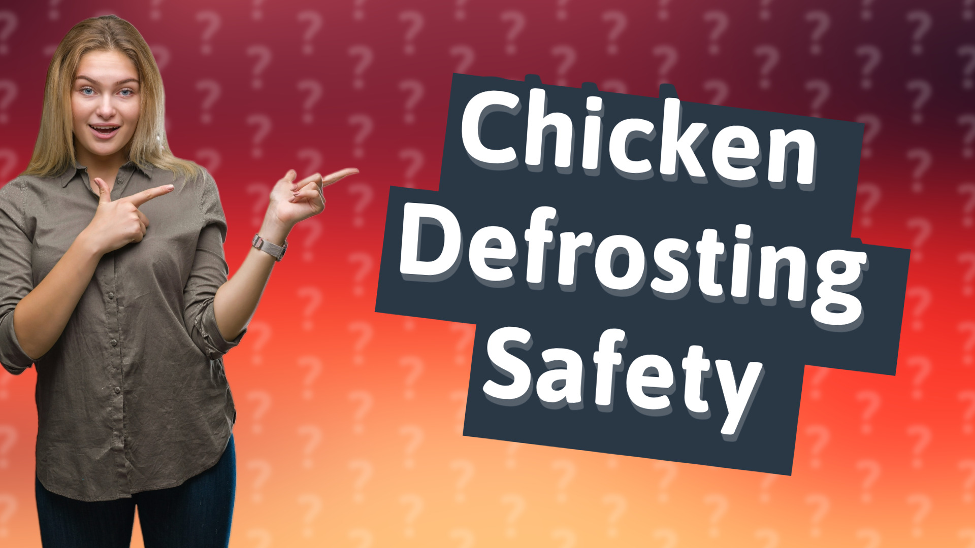 Chicken Defrosting Safety