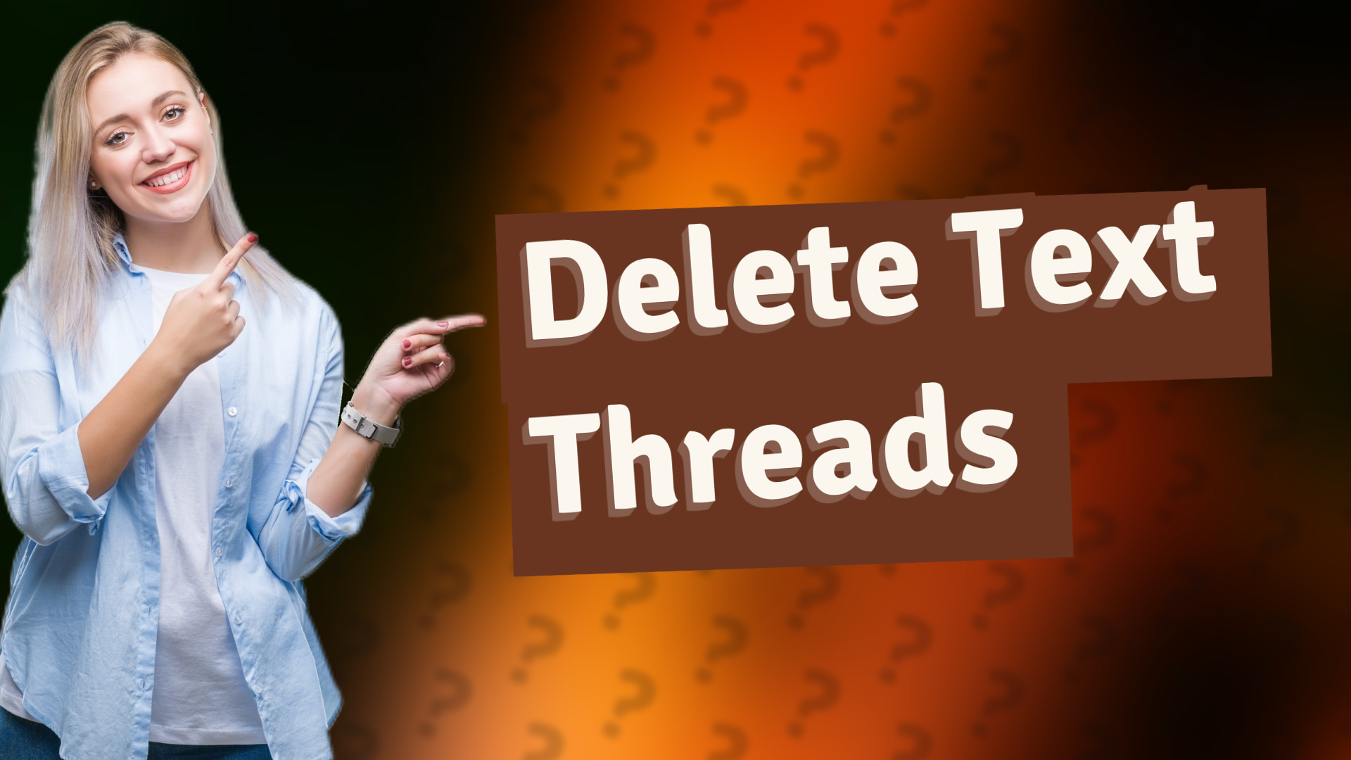 Delete Text Threads