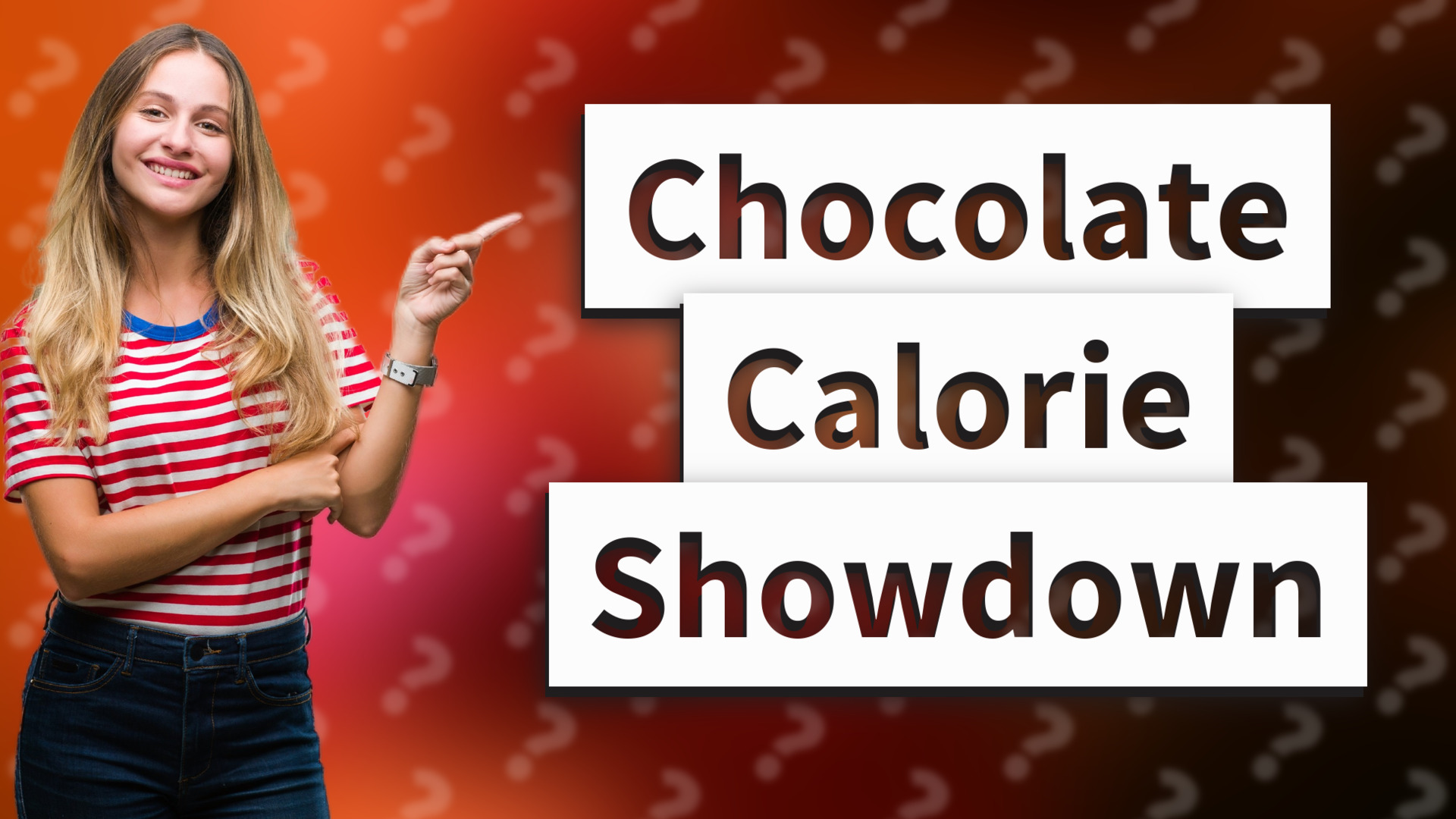 Chocolate Calorie Showdown