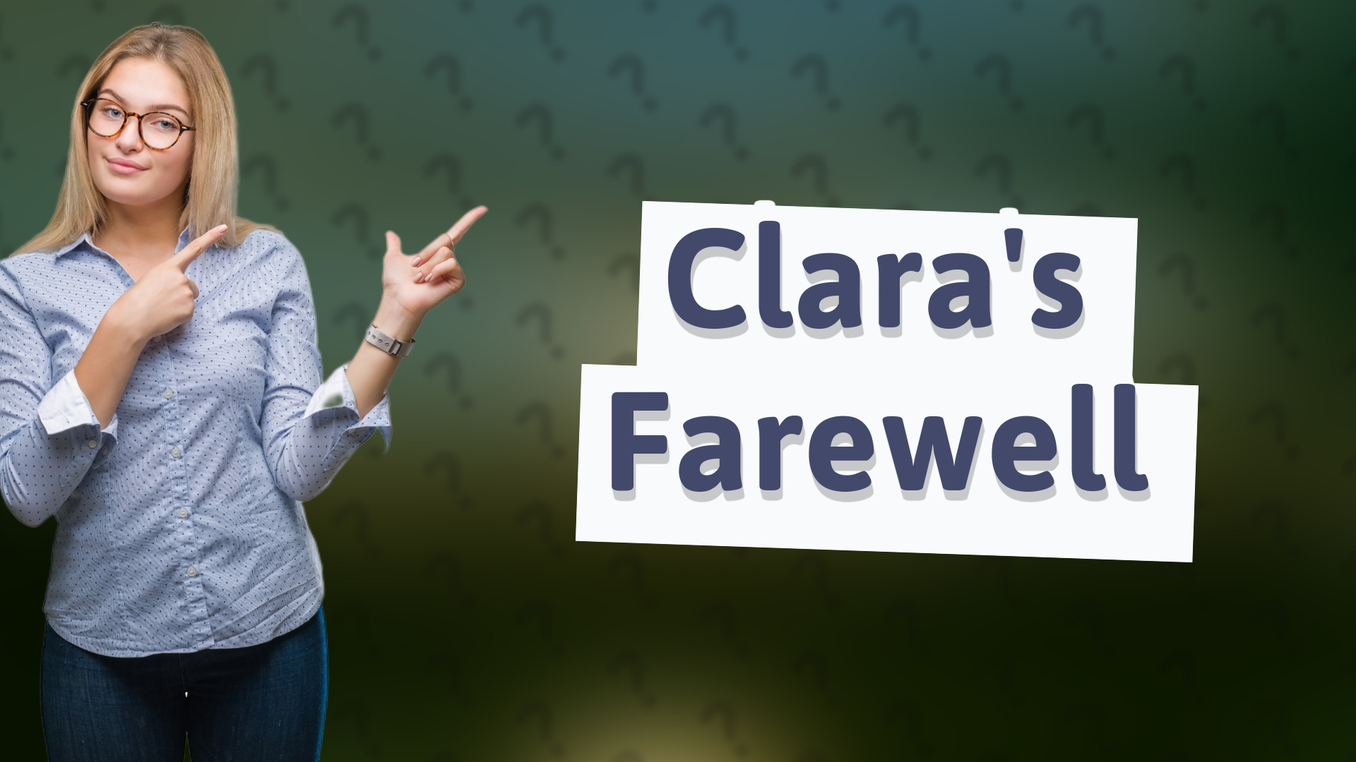 Clara's Farewell