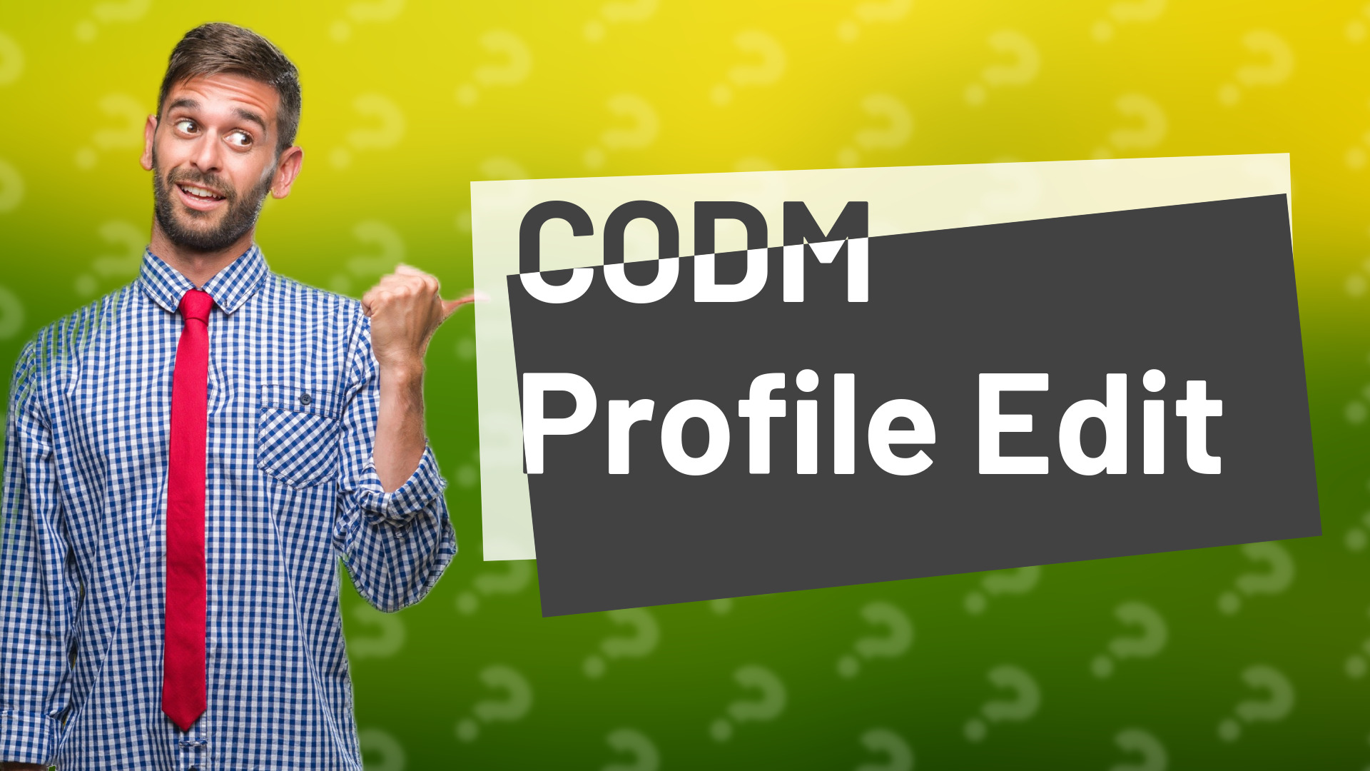 CODM Profile Edit