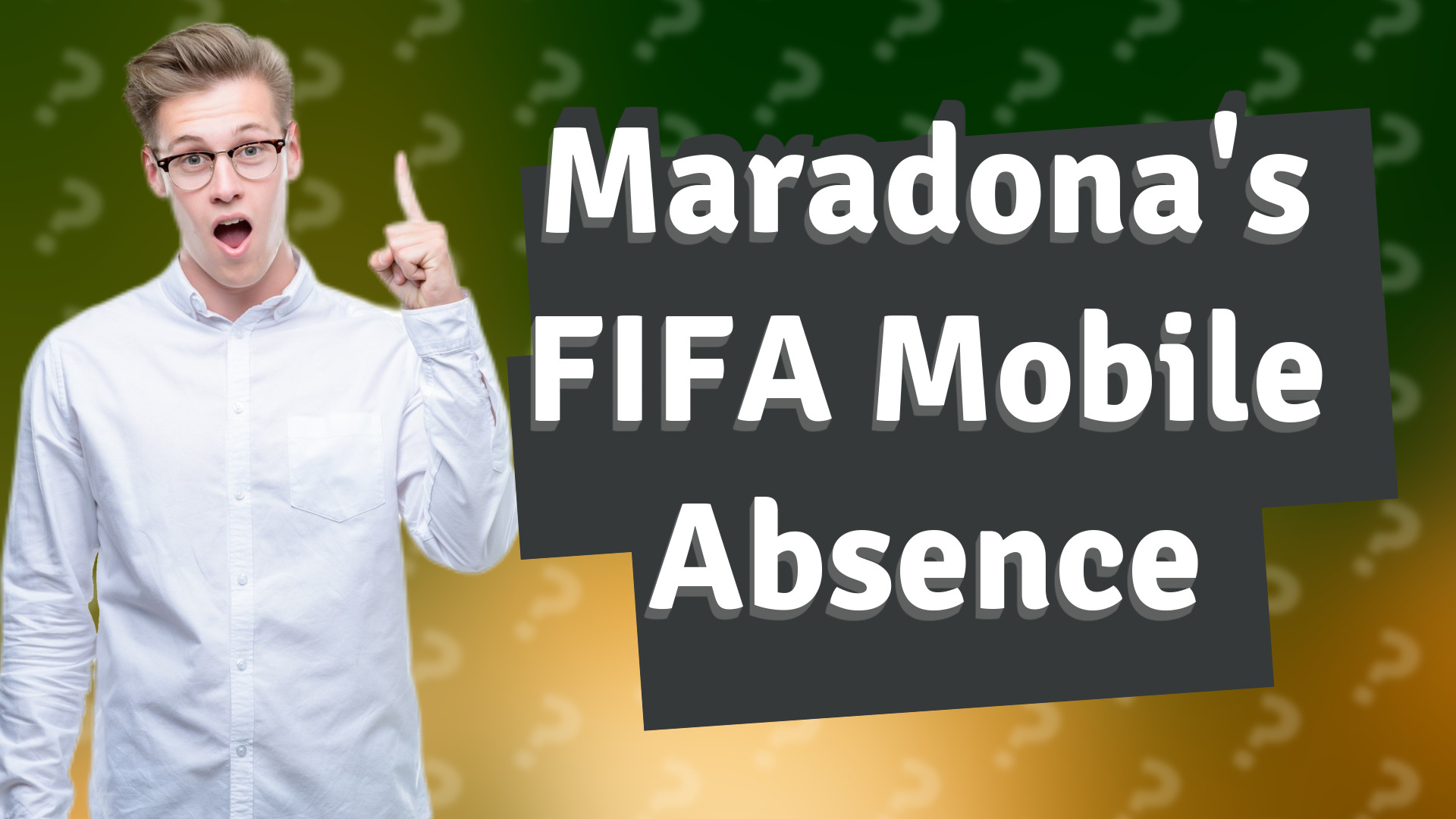 Maradona's FIFA Mobile Absence