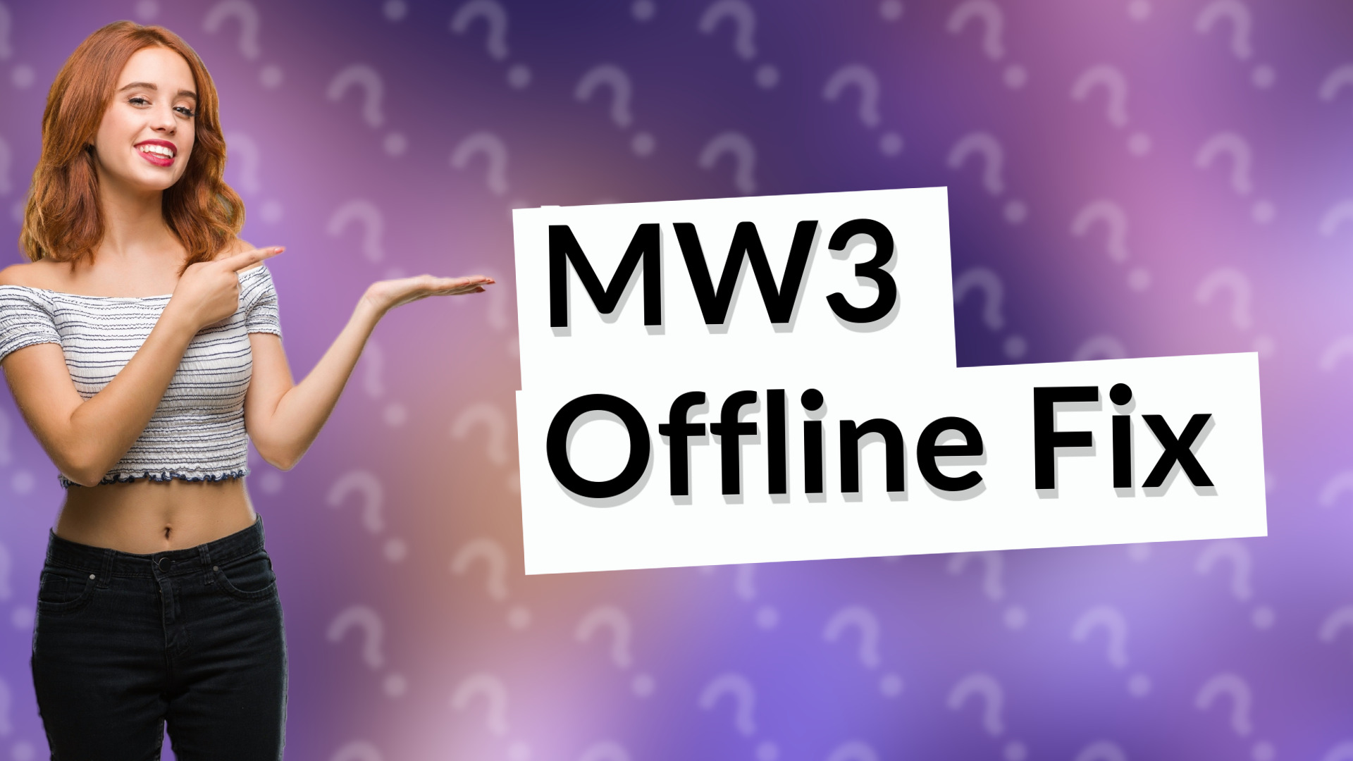 MW3 Offline Fix