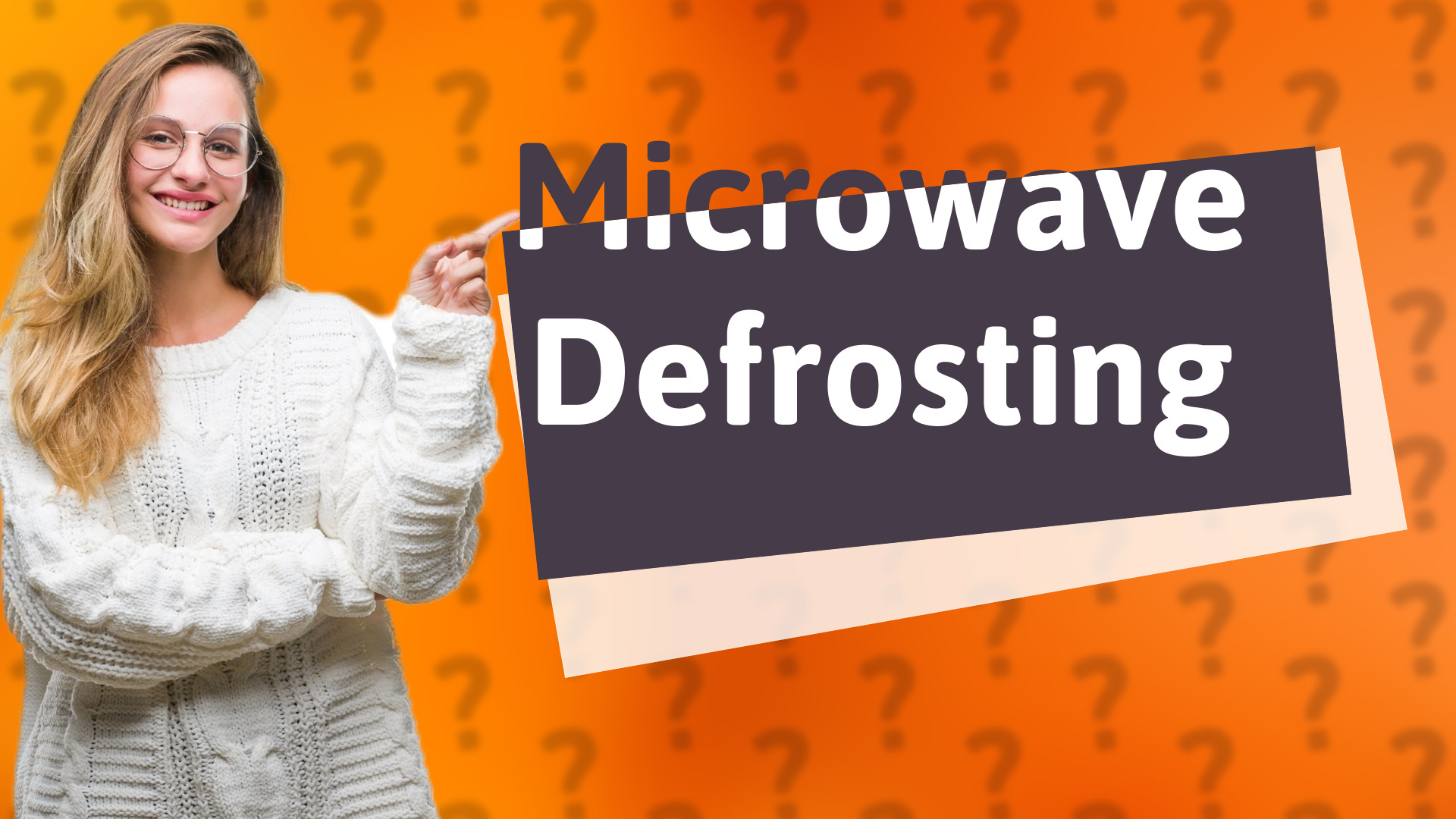 Microwave Defrosting