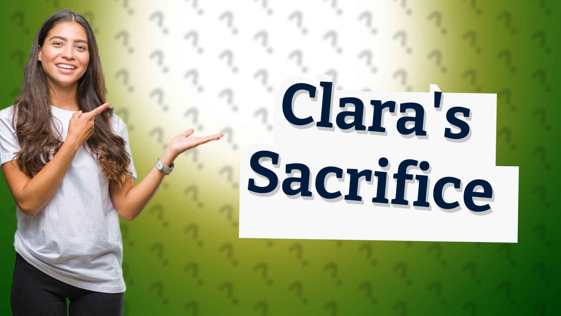 Clara's Sacrifice