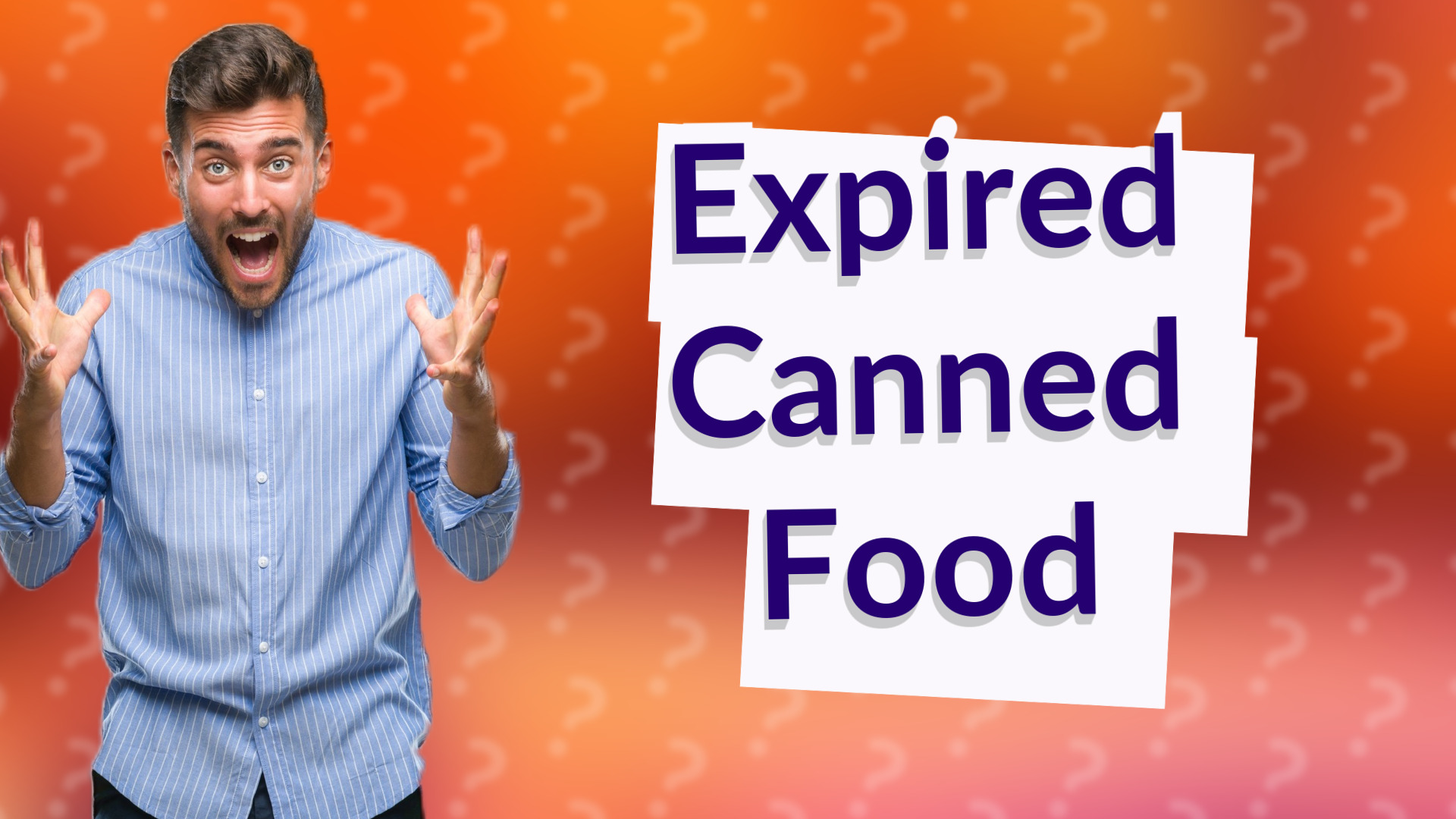 Expired Canned Food