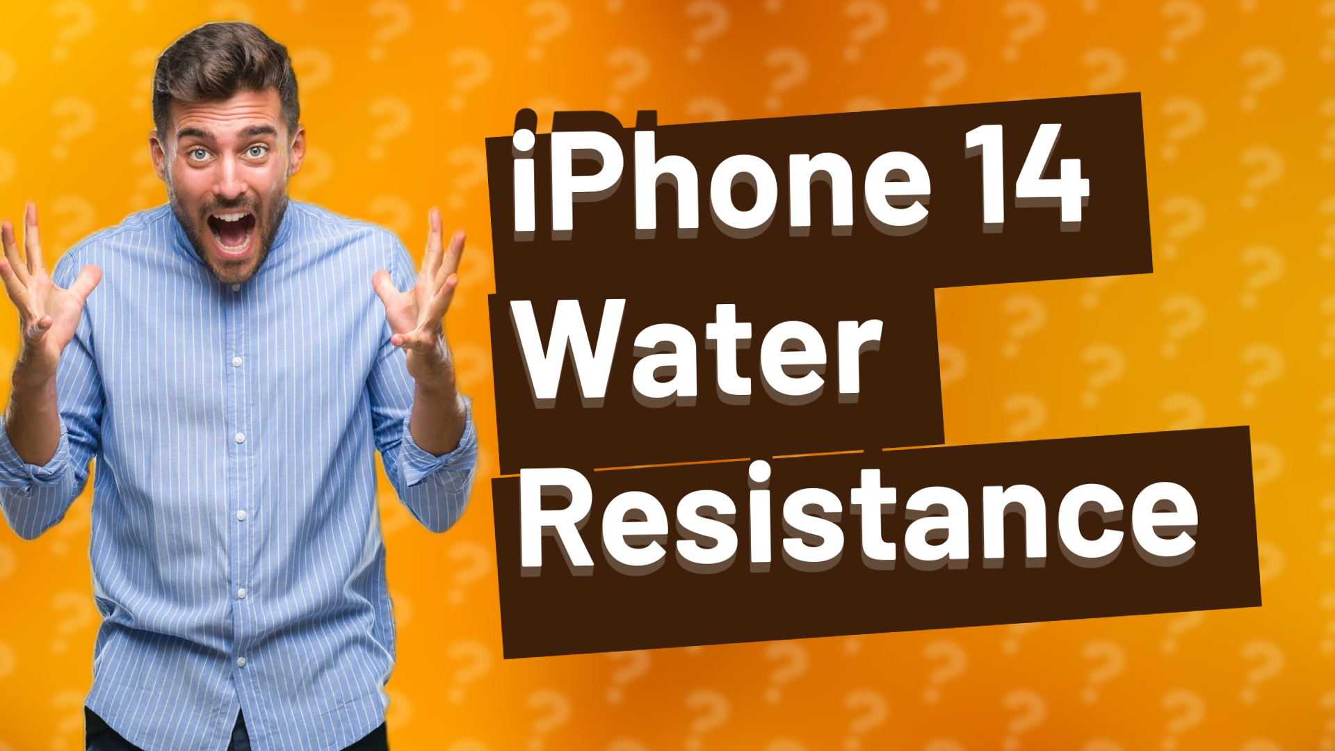 iPhone 14 Water Resistance