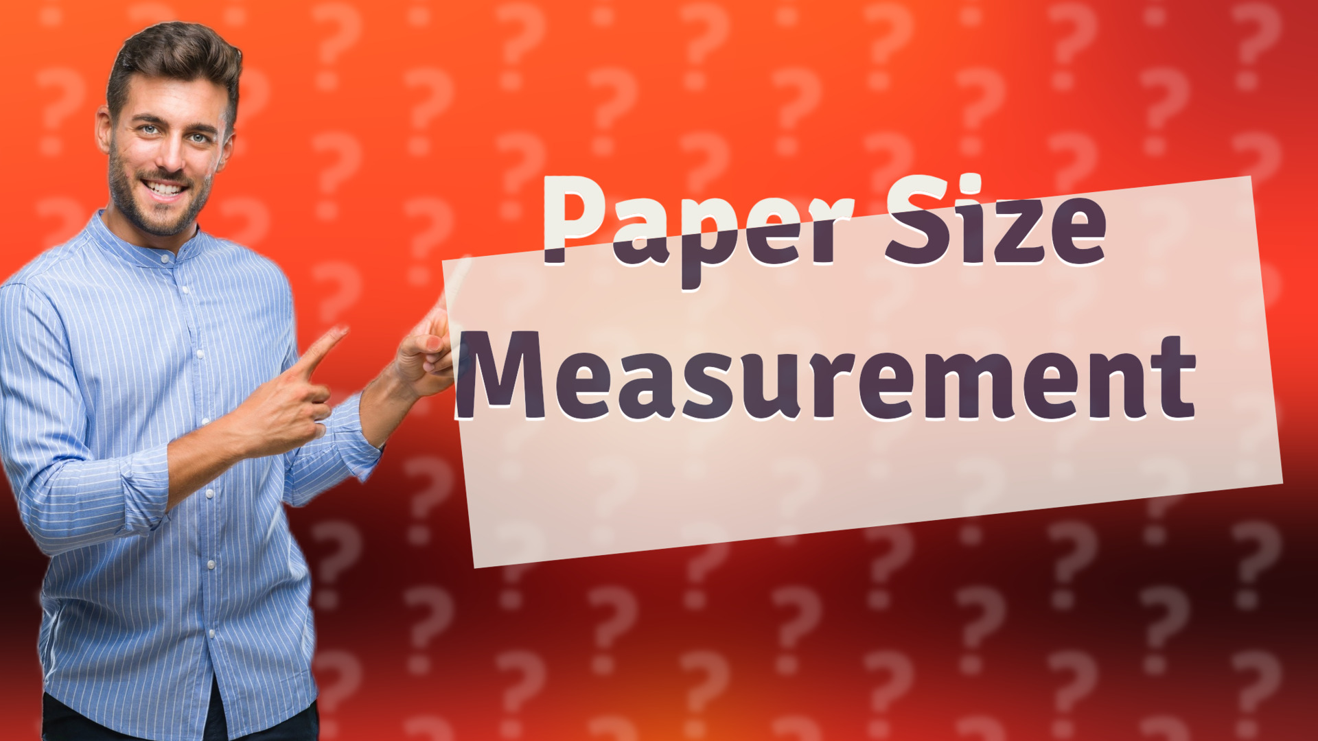Paper Size Measurement