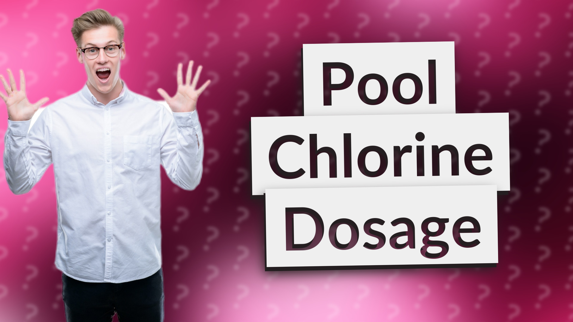 Pool Chlorine Dosage