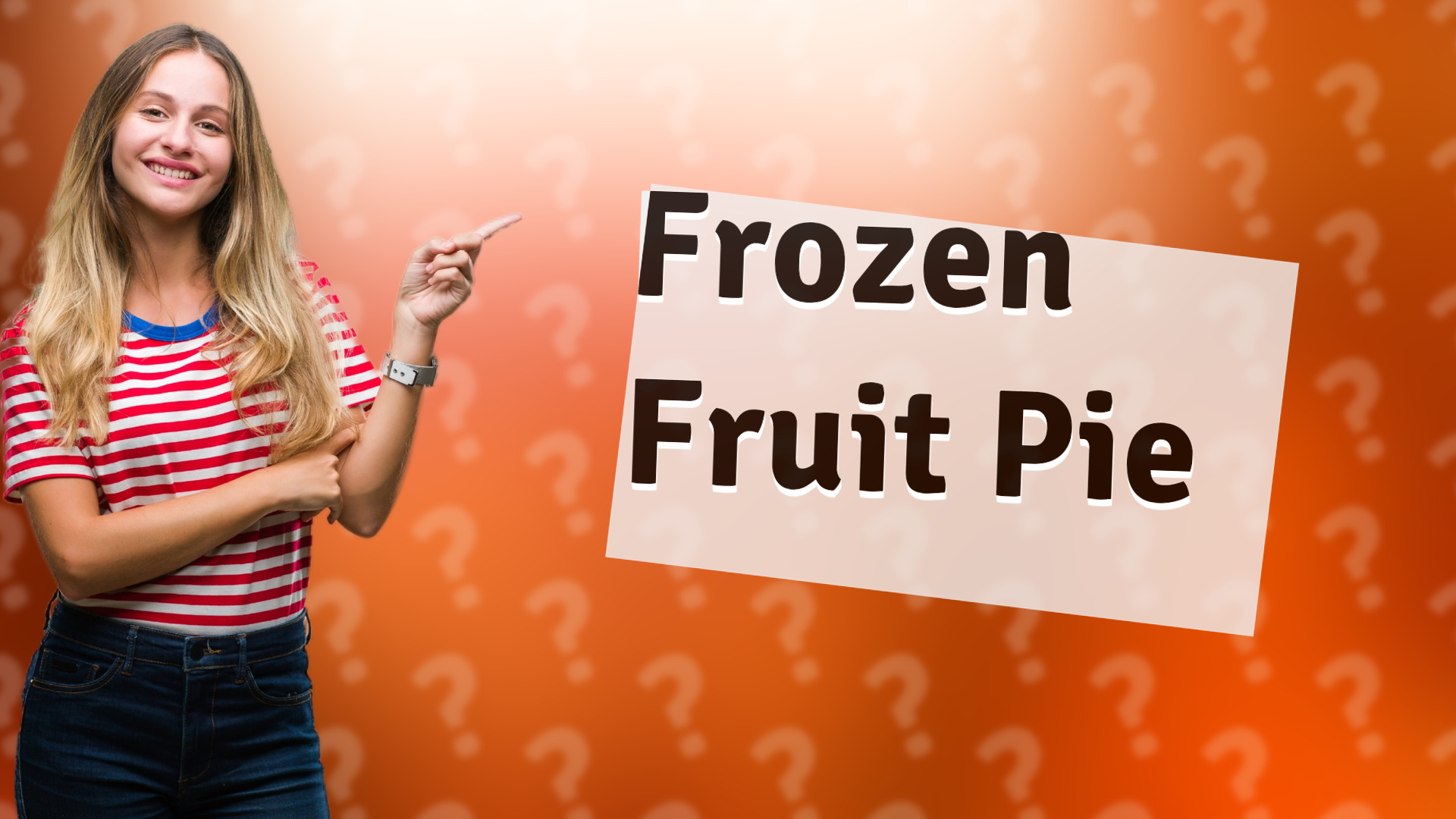 Frozen Fruit Pie