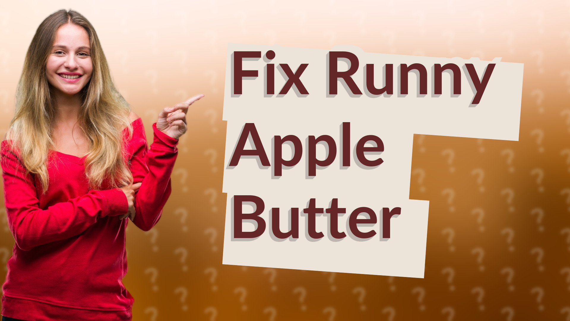 Fix Runny Apple Butter
