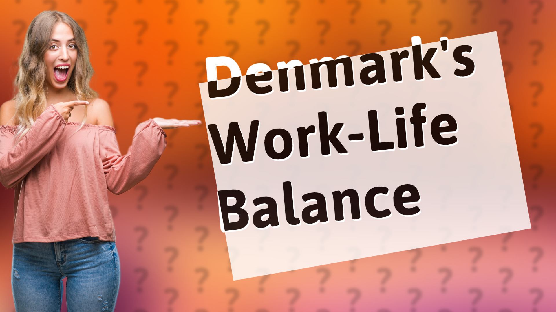Denmark's Work-Life Balance