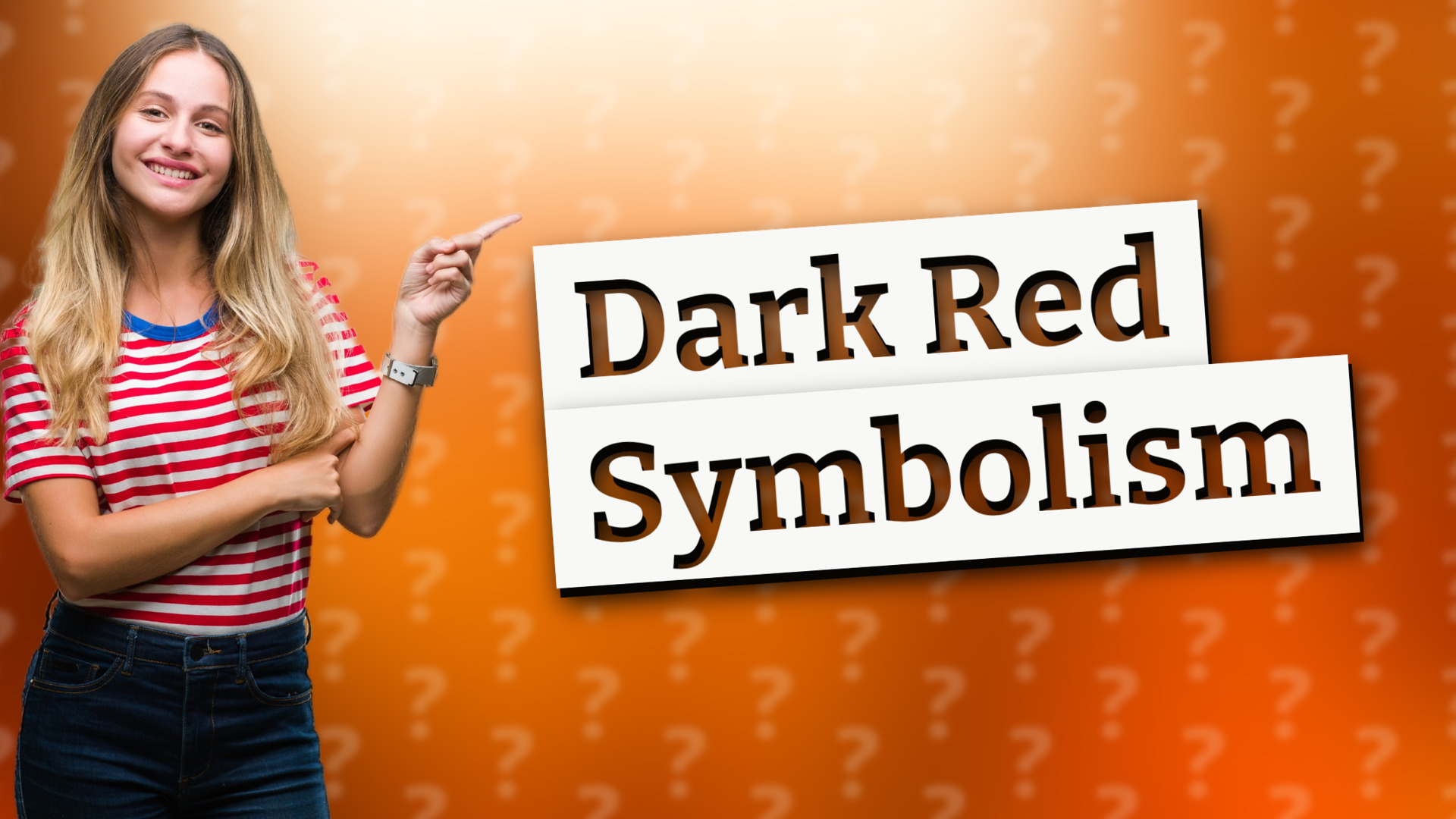 Dark Red Symbolism