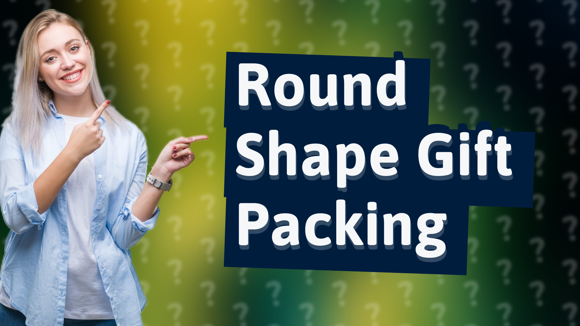 Round Shape Gift Packing