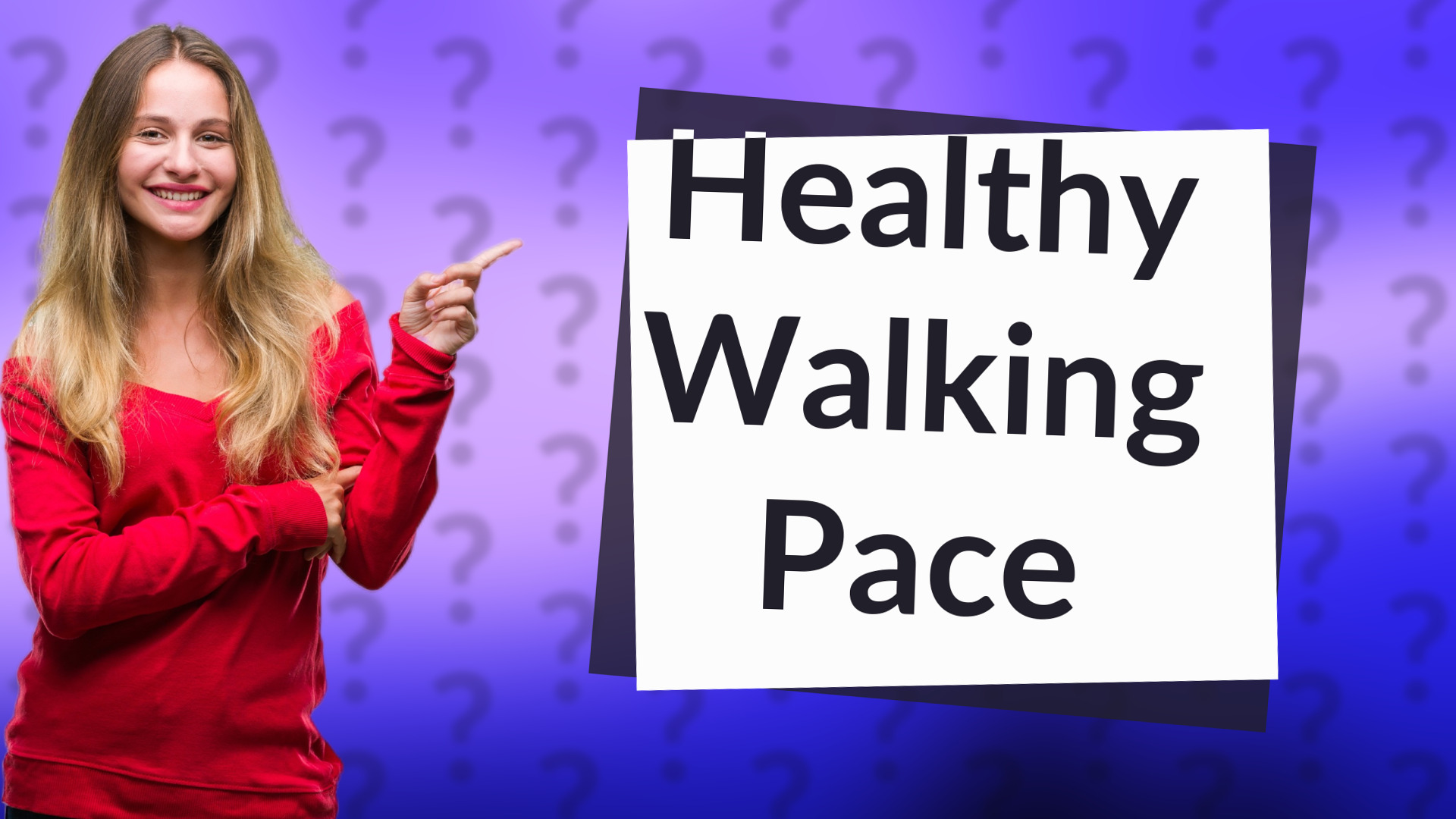 Healthy Walking Pace