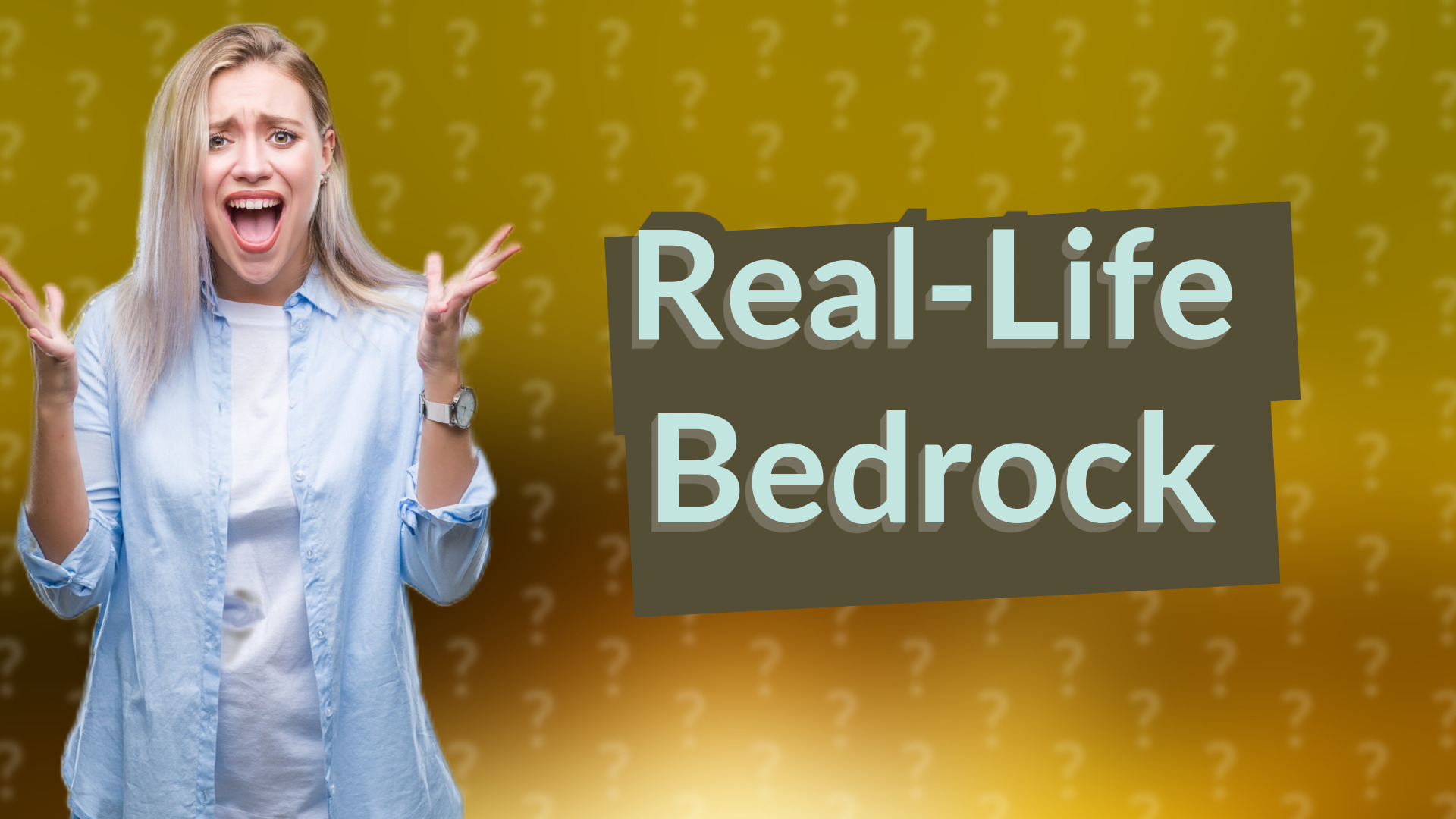 Real-Life Bedrock