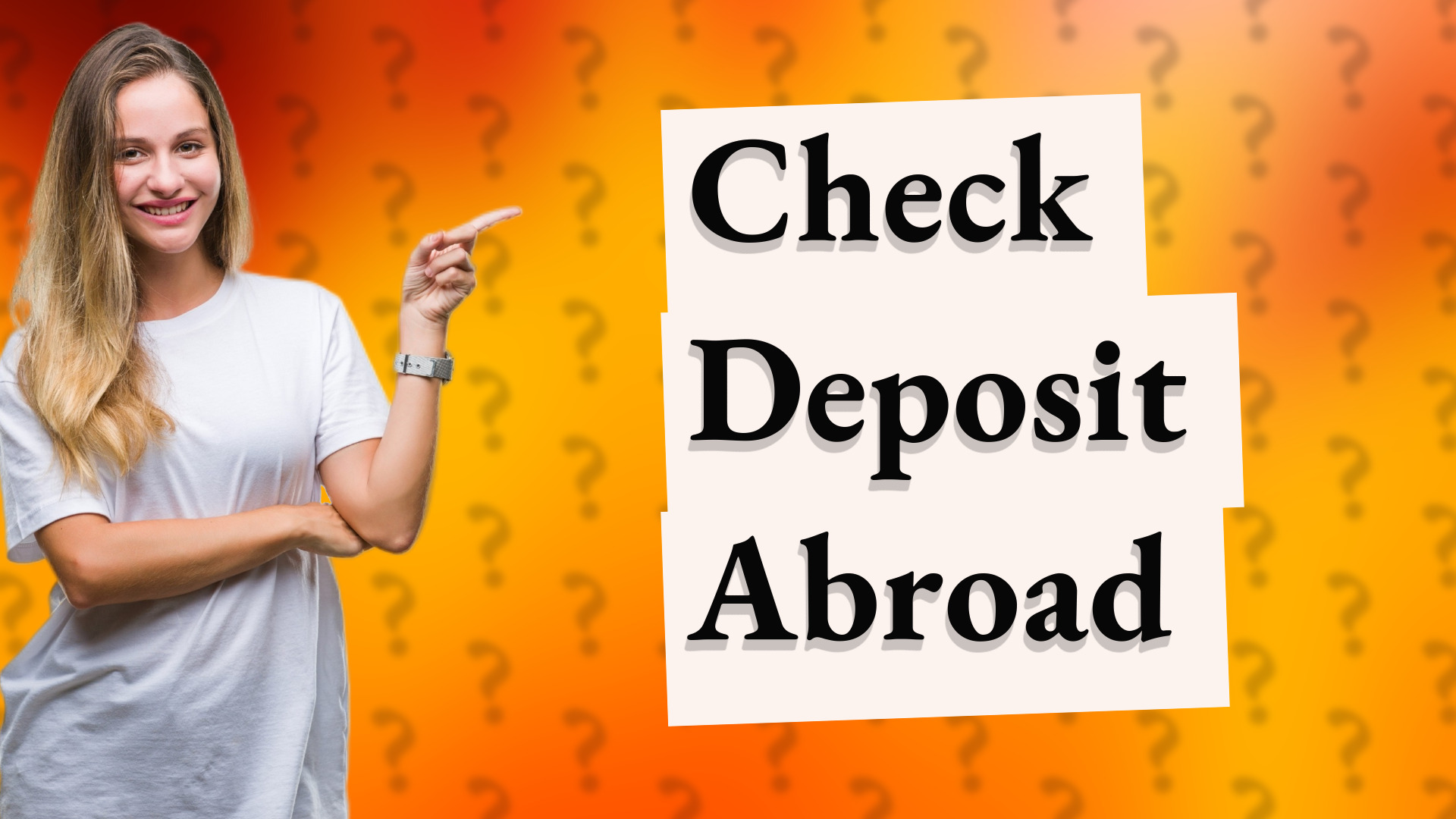 Check Deposit Abroad