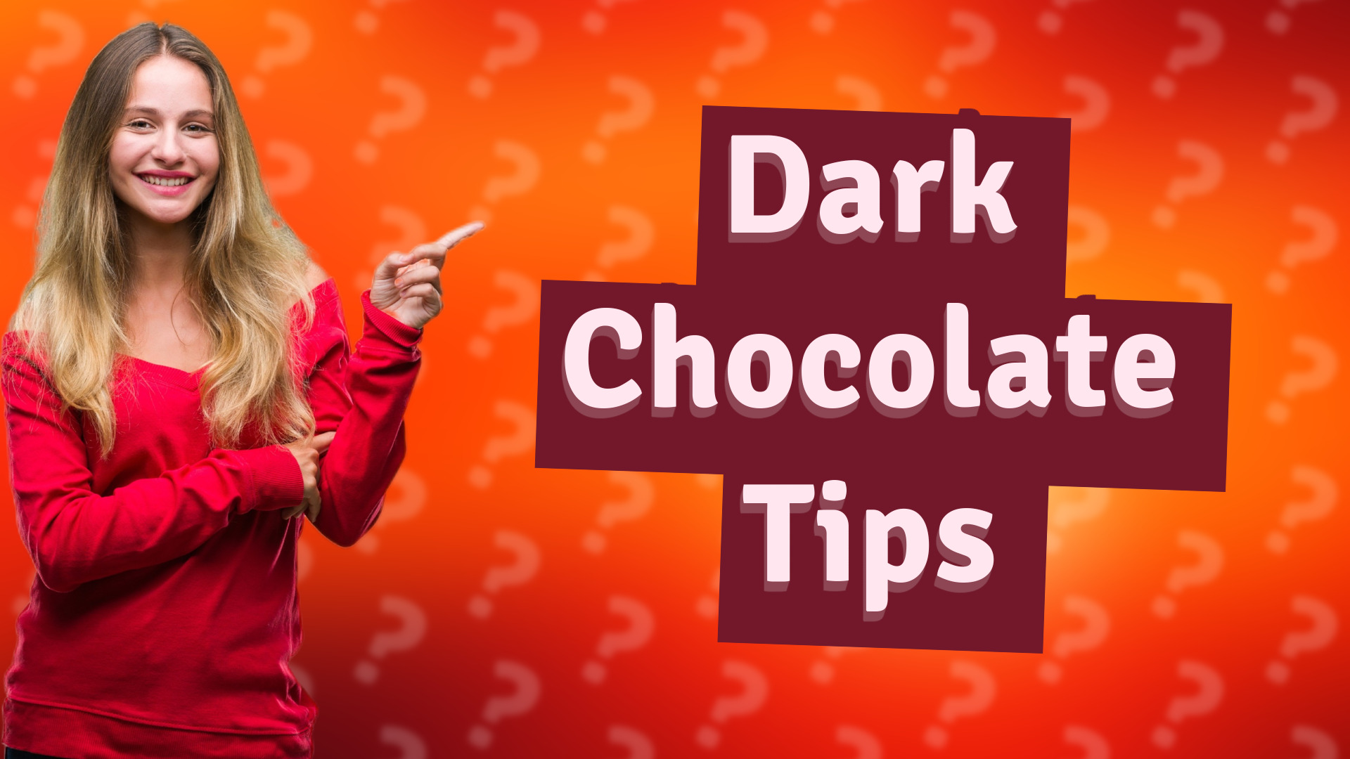 Dark Chocolate Tips