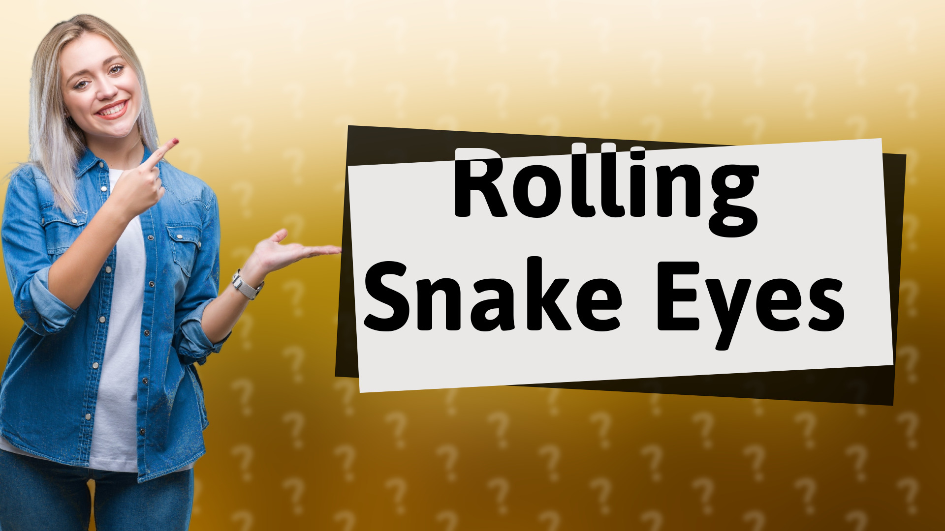 Rolling Snake Eyes