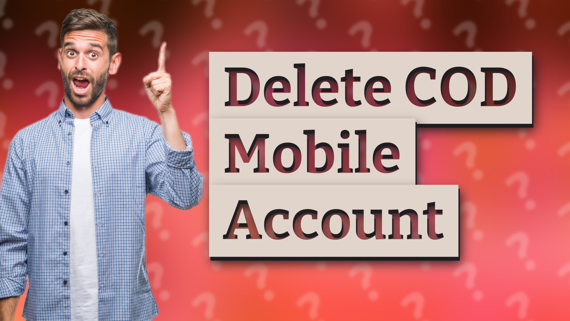 Delete COD Mobile Account