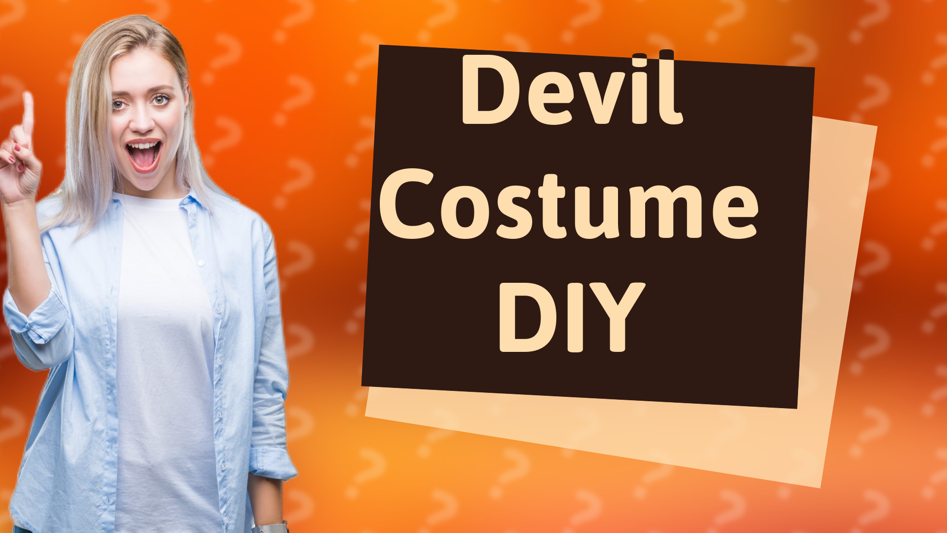 Devil Costume DIY