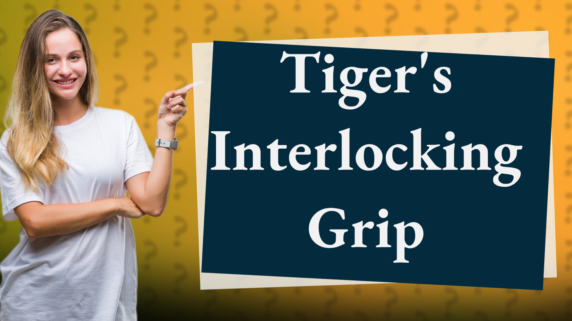 Tiger's Interlocking Grip