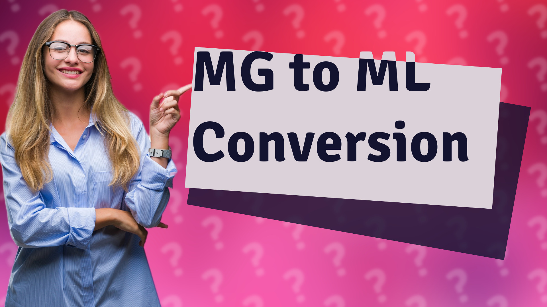 MG to ML Conversion