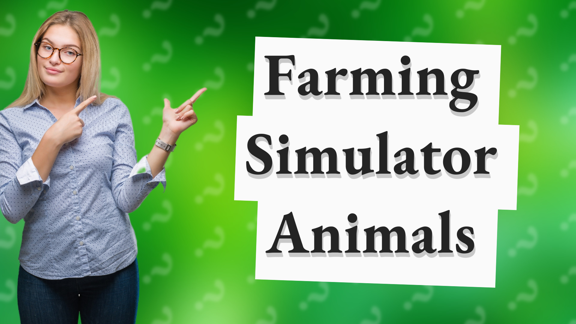 Farming Simulator Animals