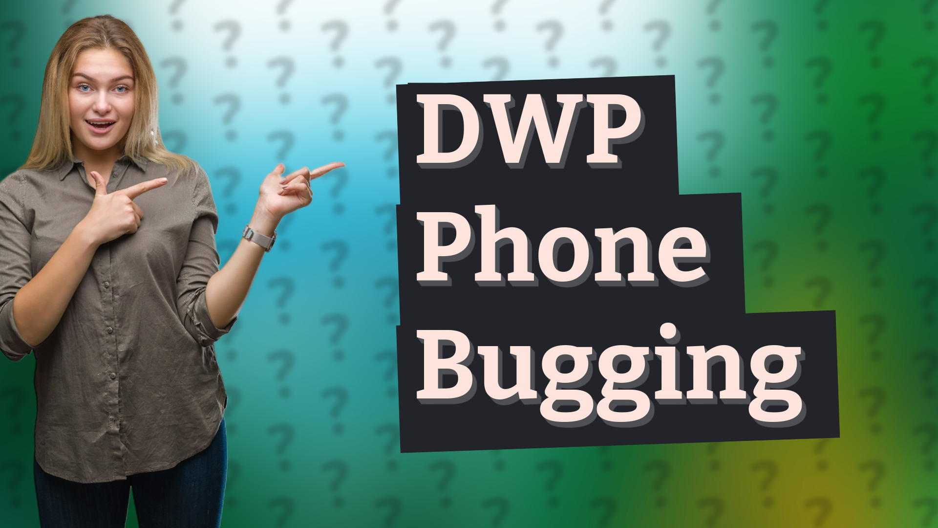 DWP Phone Bugging