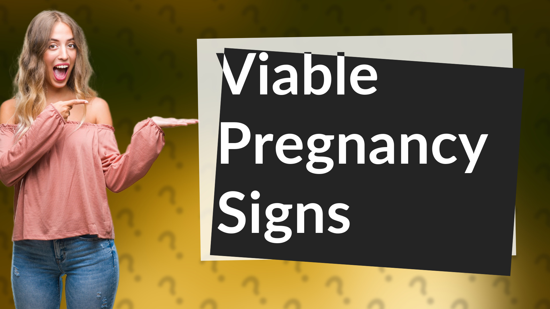 Viable Pregnancy Signs