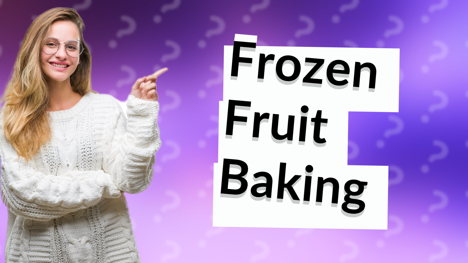 Frozen Fruit Baking