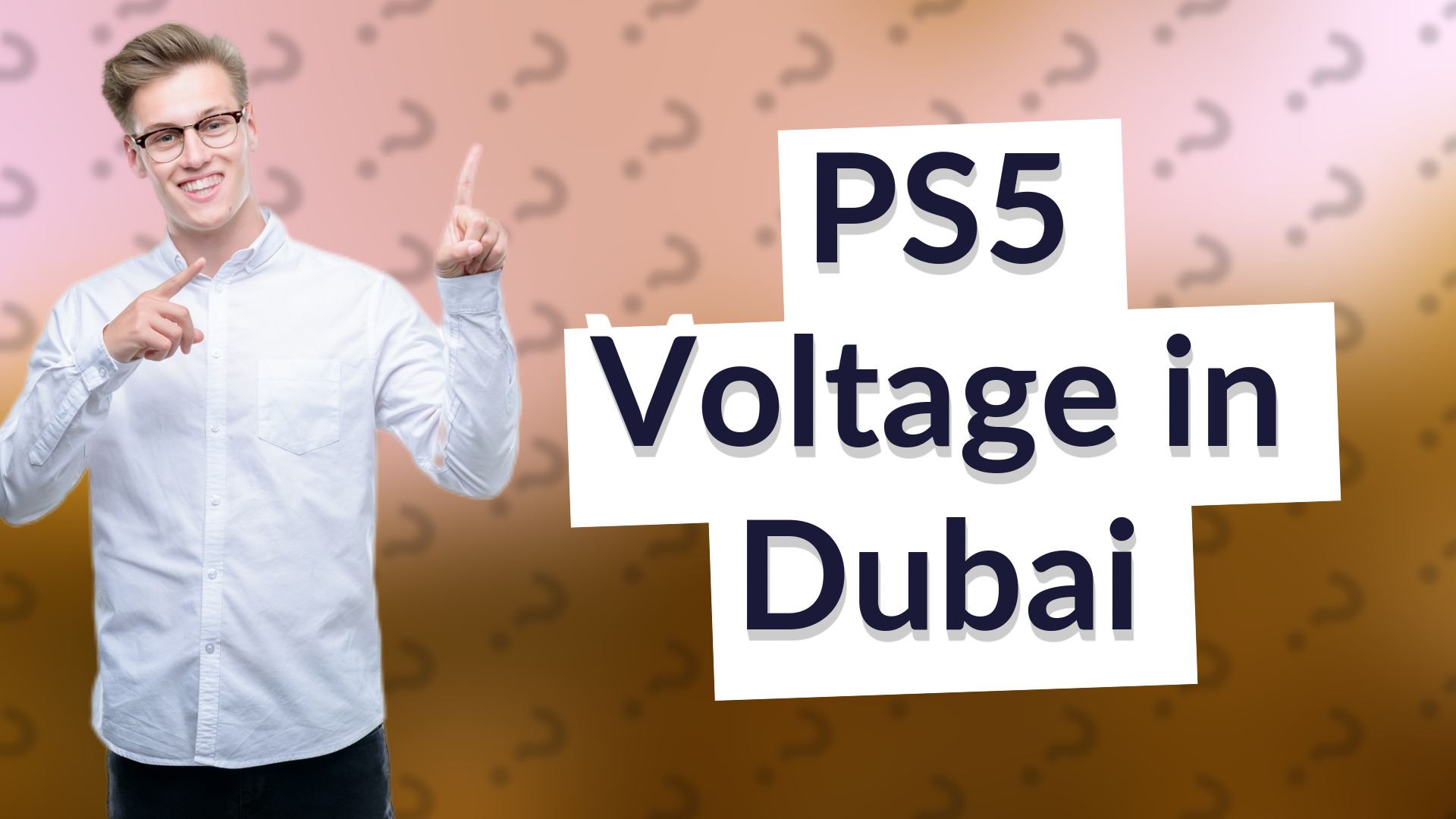 PS5 Voltage in Dubai