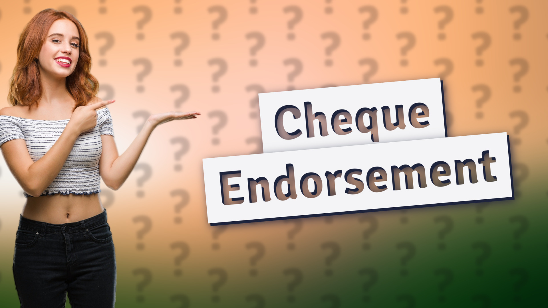 Cheque Endorsement