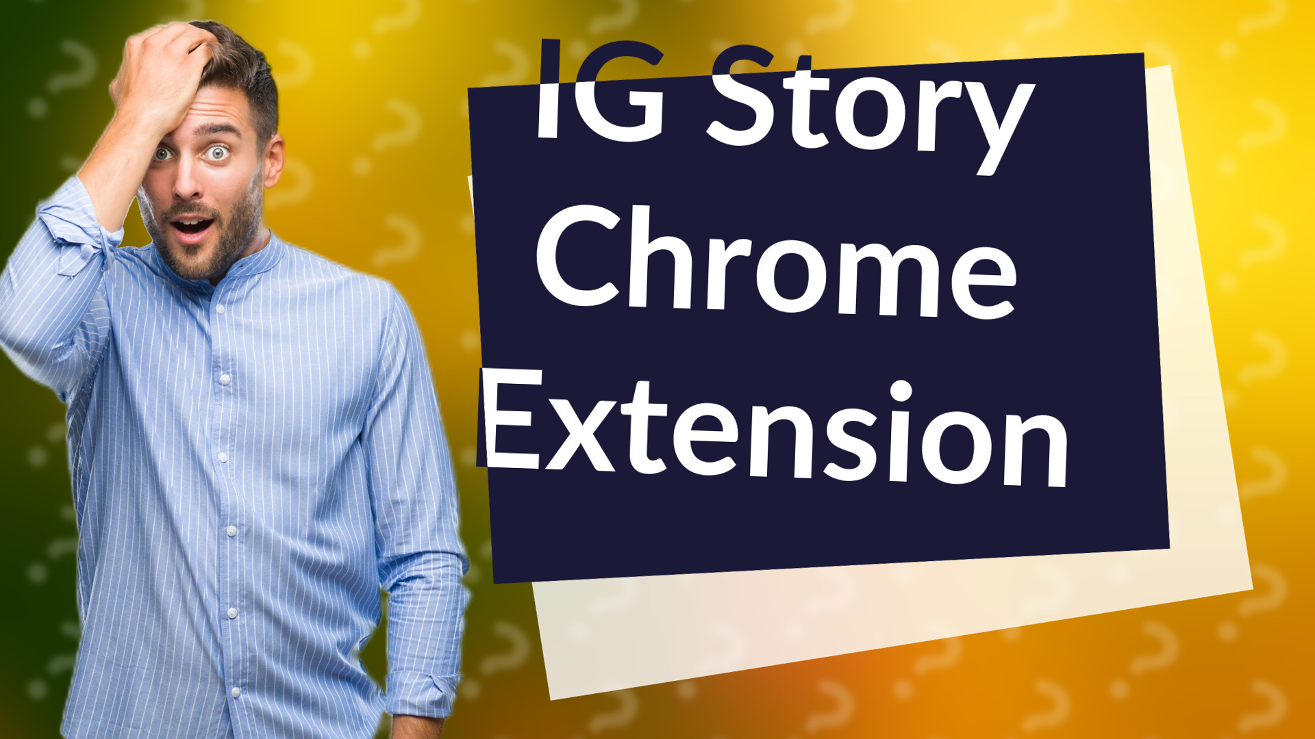 IG Story Chrome Extension