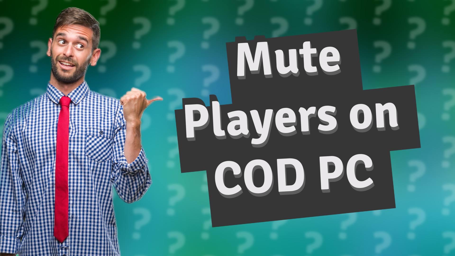 Mute Players on COD PC