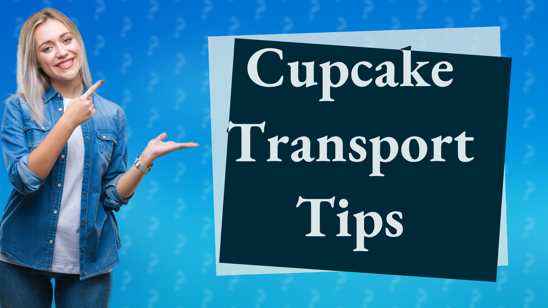 Cupcake Transport Tips