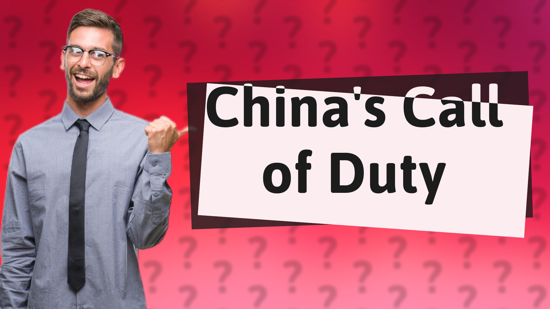 China's Call of Duty