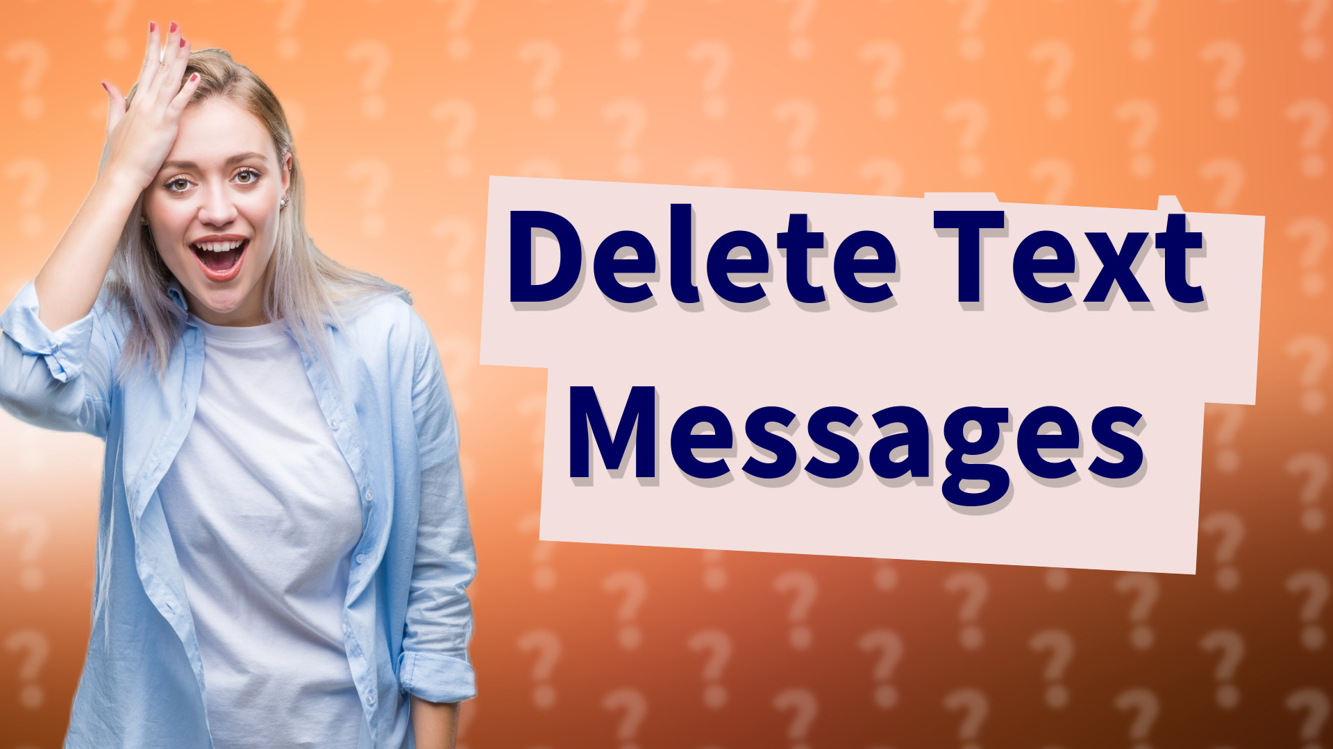 Delete Text Messages