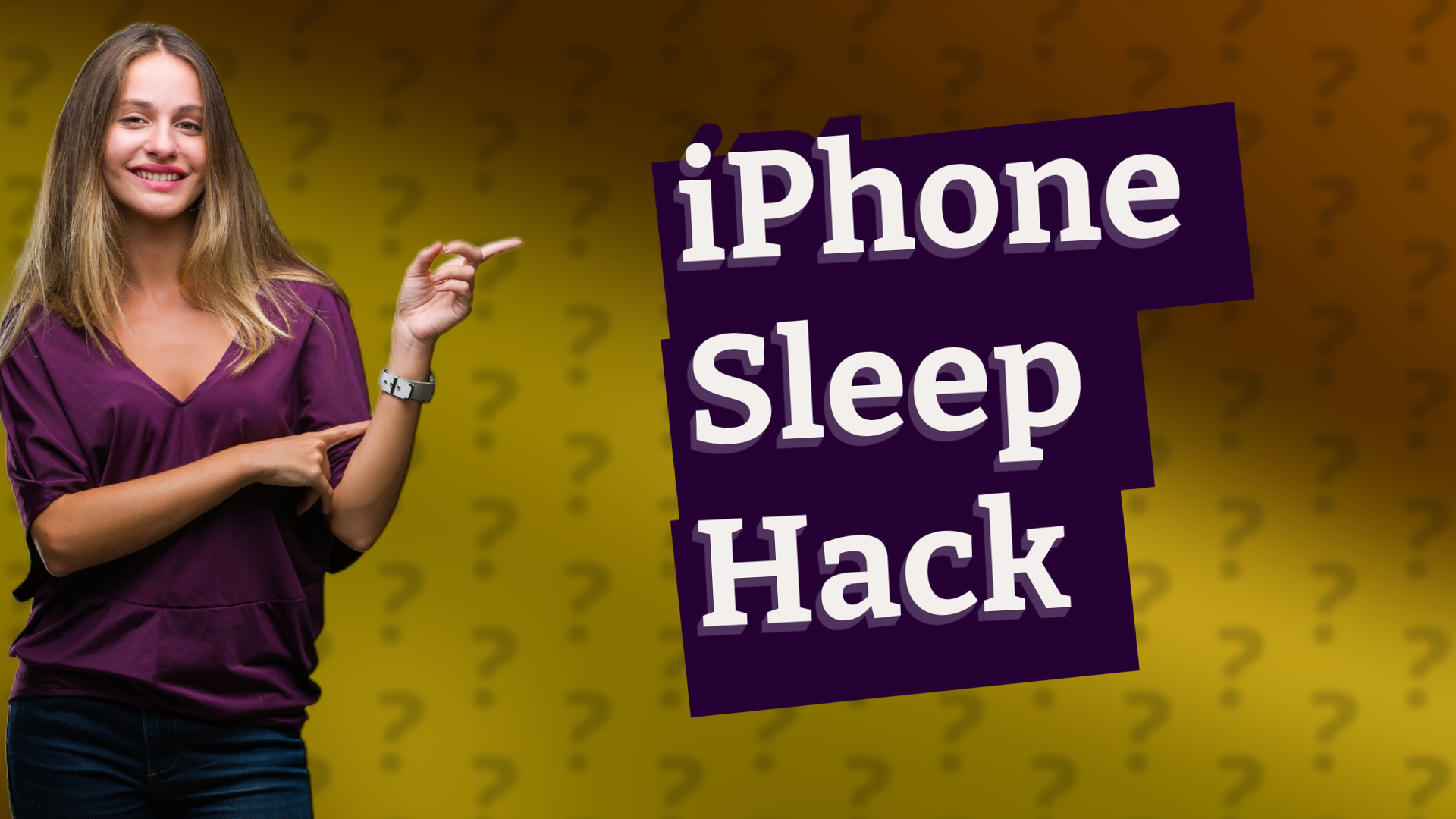 iPhone Sleep Hack