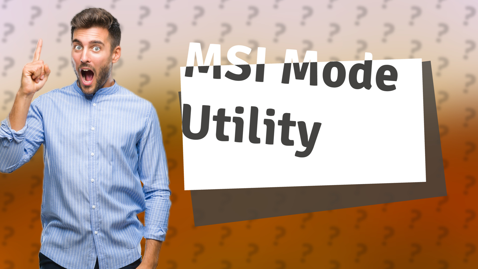 MSI Mode Utility