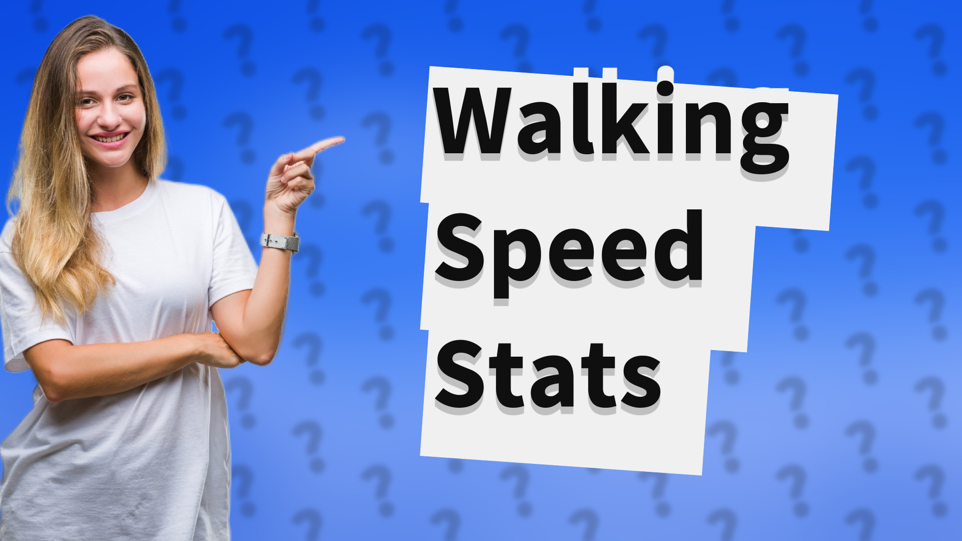 Walking Speed Stats