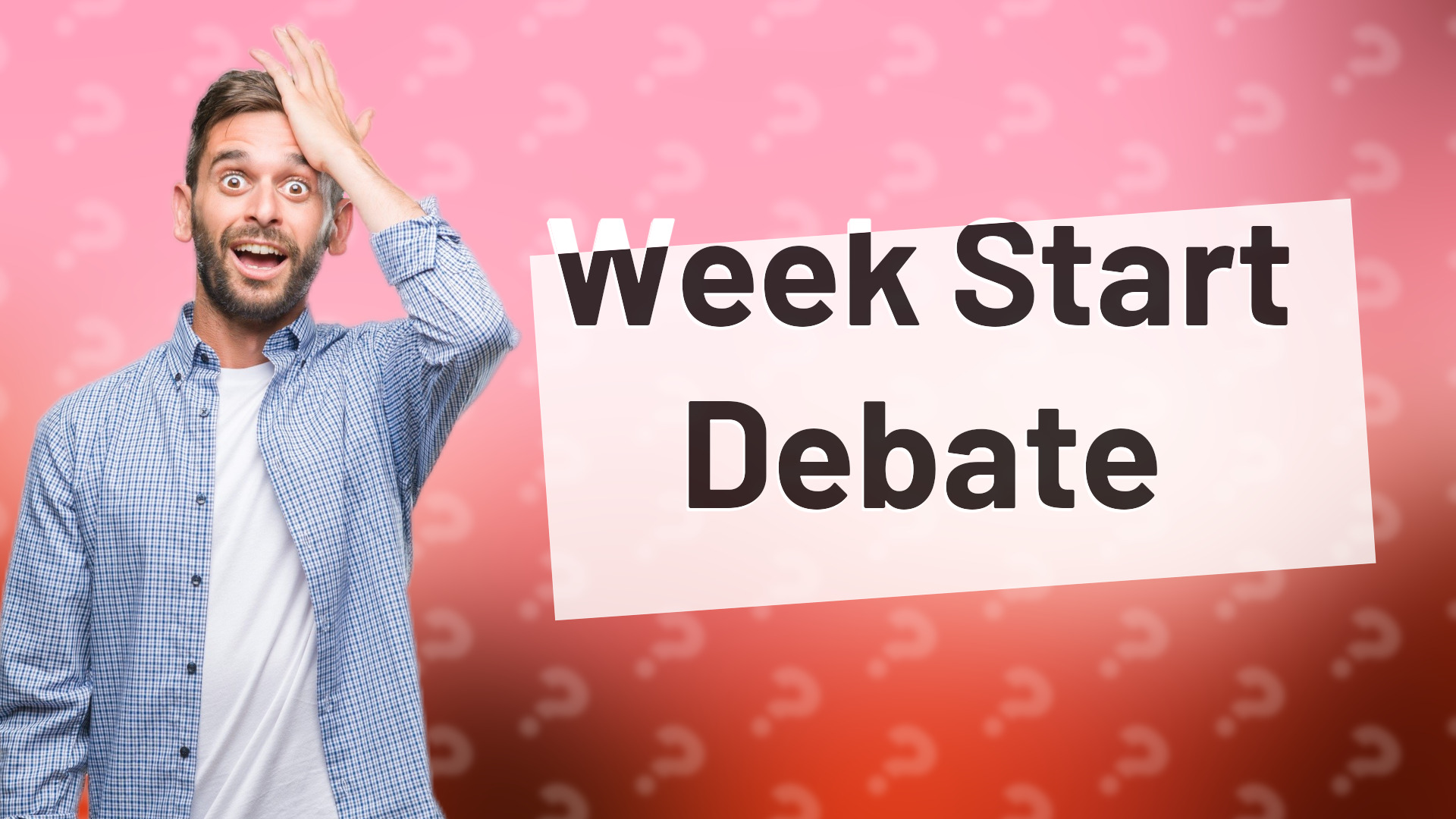 Week Start Debate