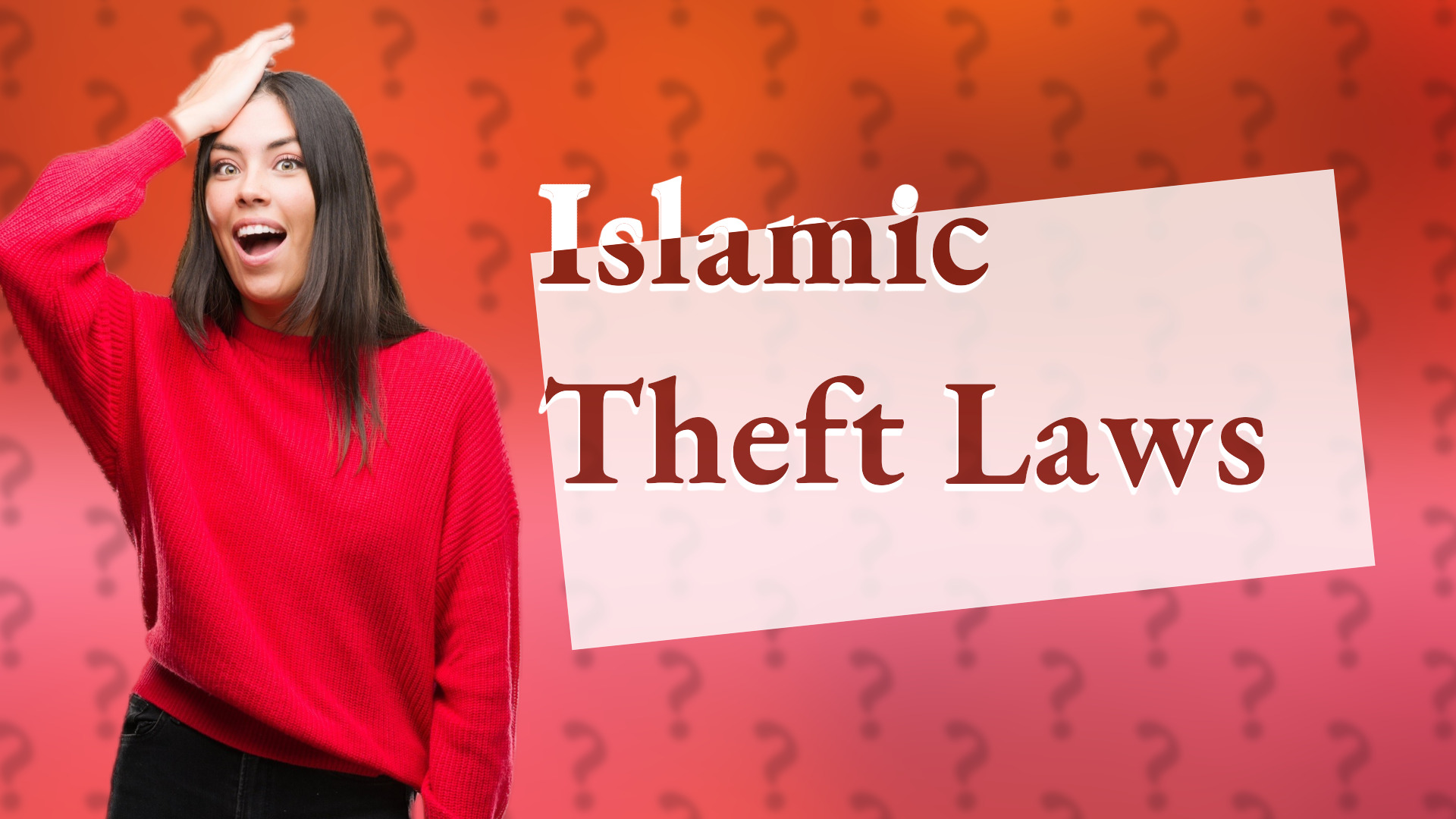 Islamic Theft Laws