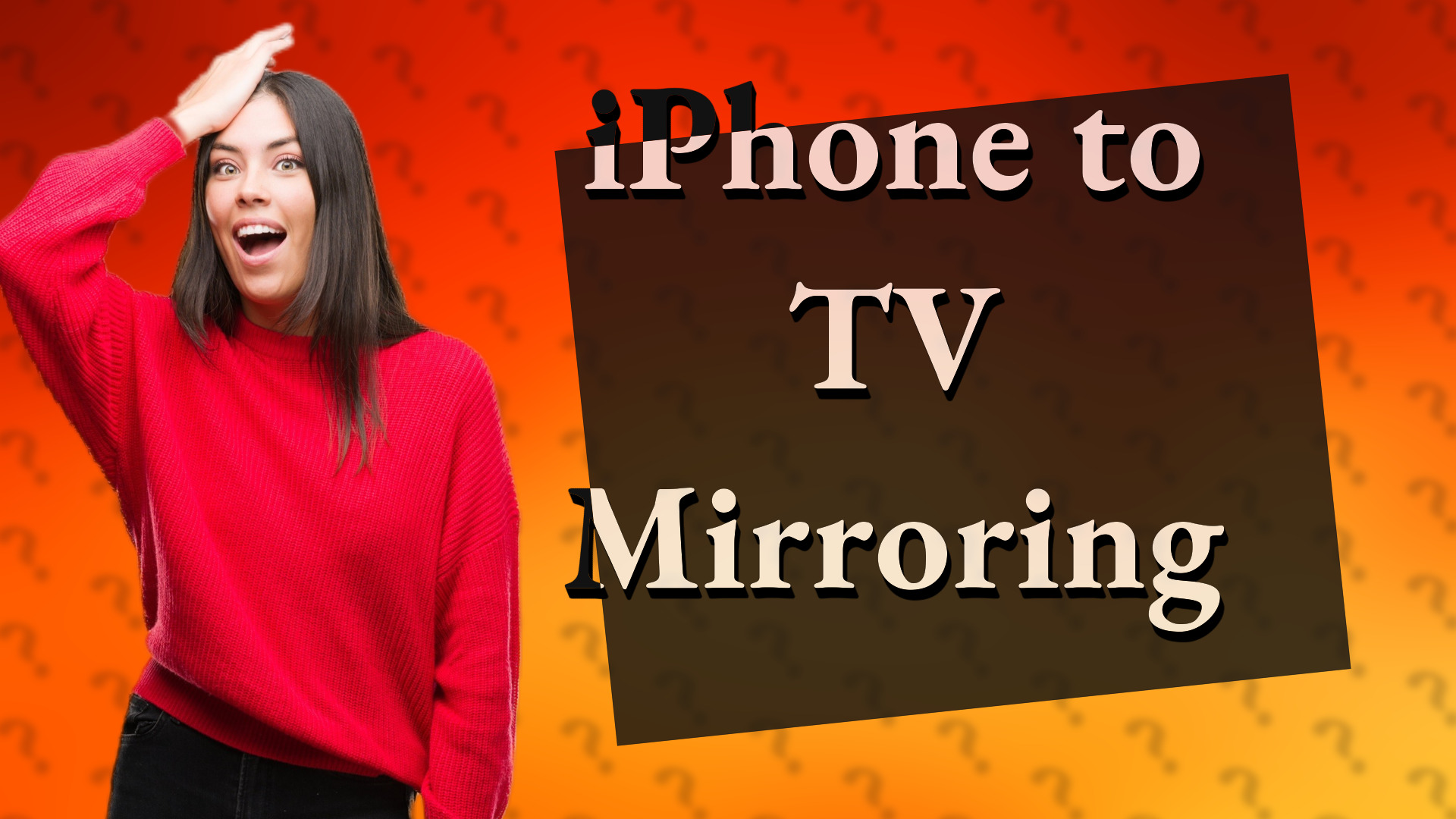 iPhone to TV Mirroring