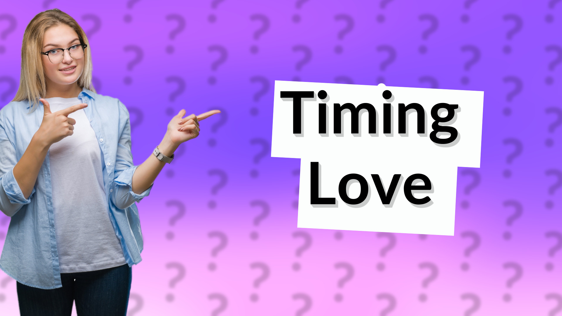 Timing Love