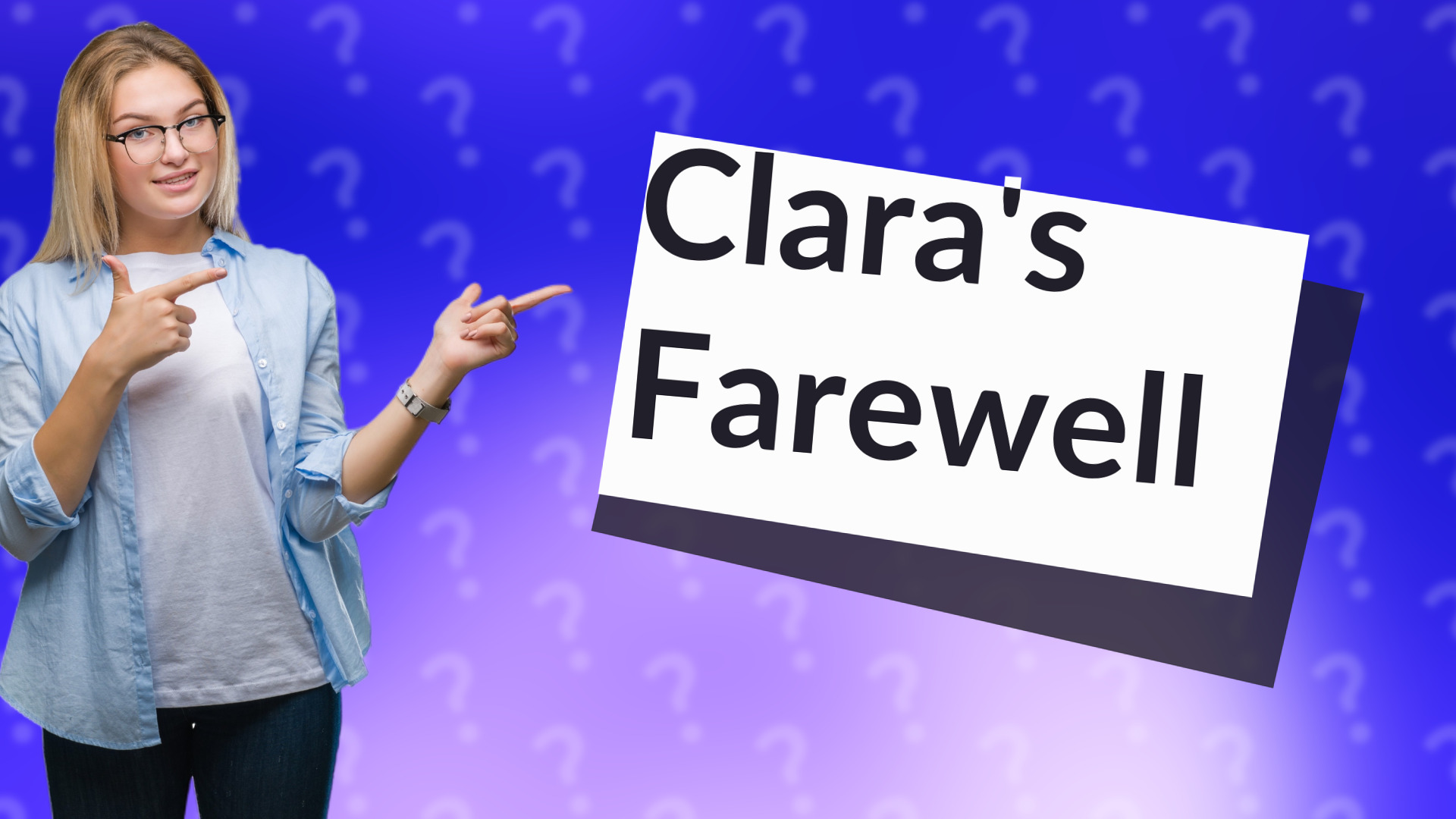Clara's Farewell